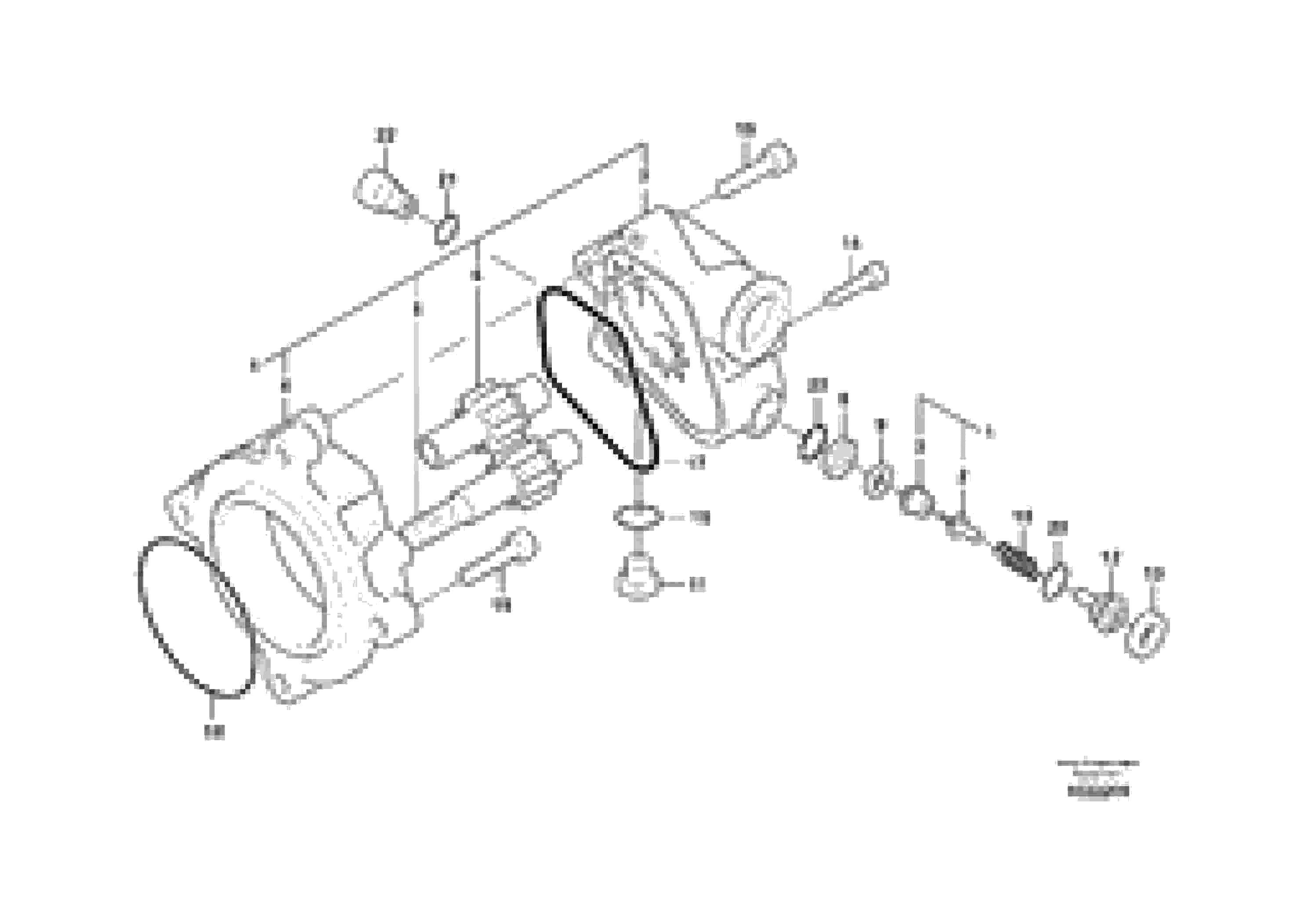 Схема запчастей Volvo ECR235C - 93844 Гидронасос (шестеренчатый) ECR235C
