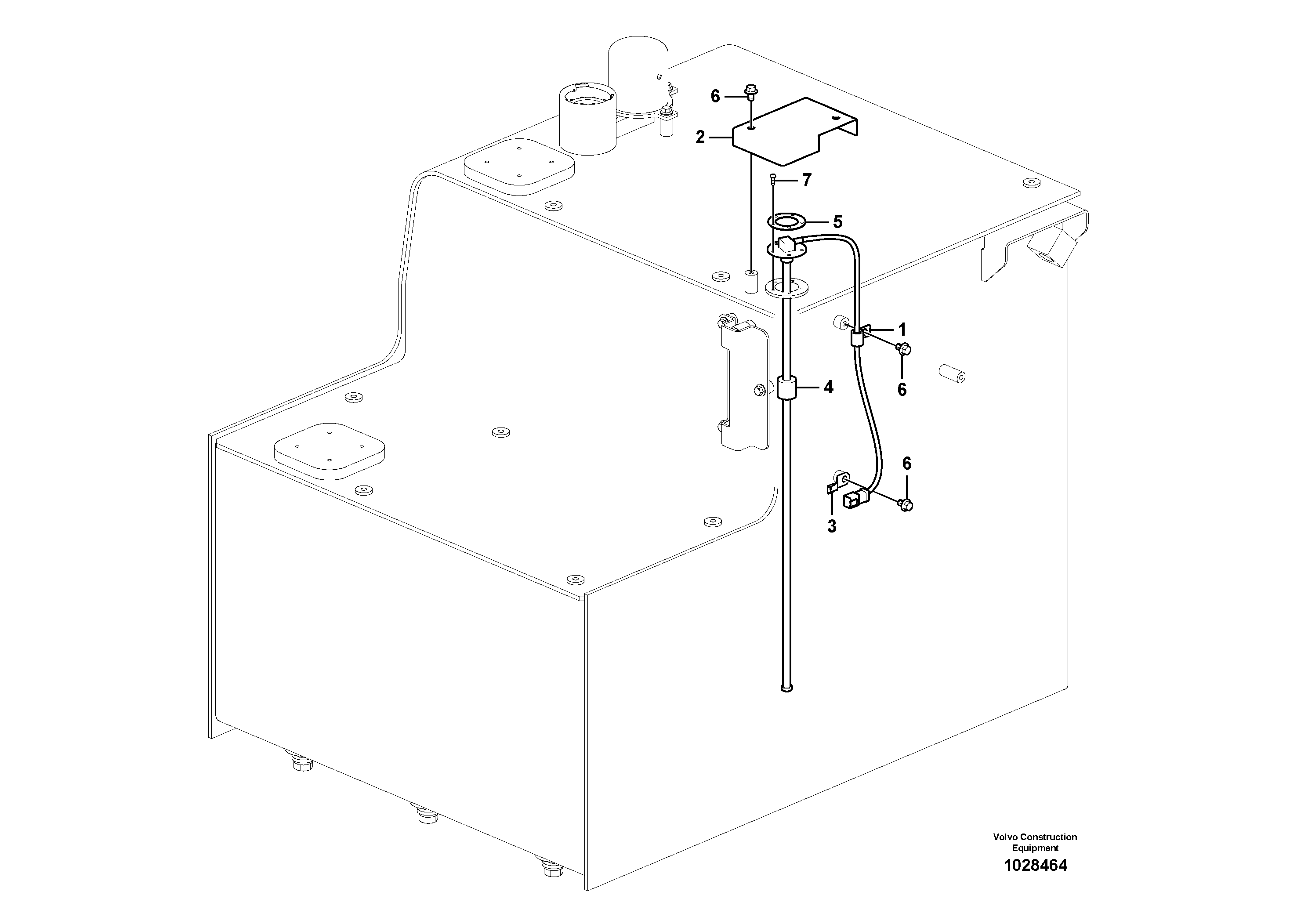 Схема запчастей Volvo EC700C - 39127 Electrical sensor EC700C