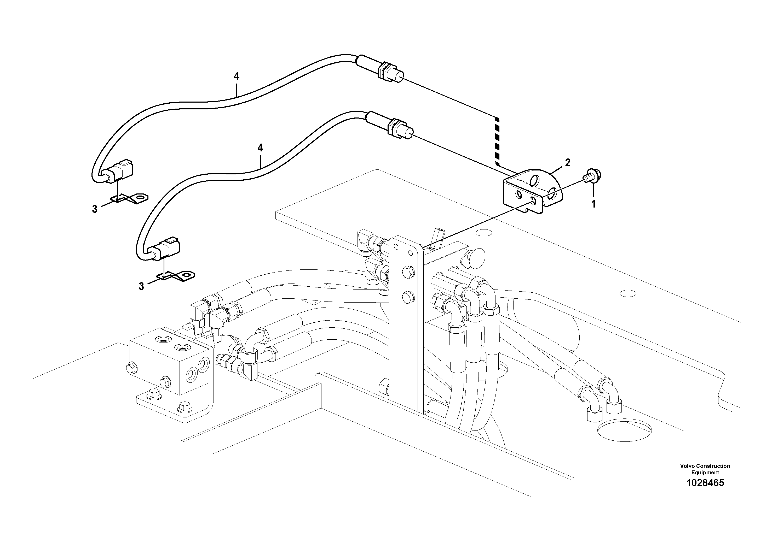 Схема запчастей Volvo EC700C - 75151 Electrical sensor EC700C