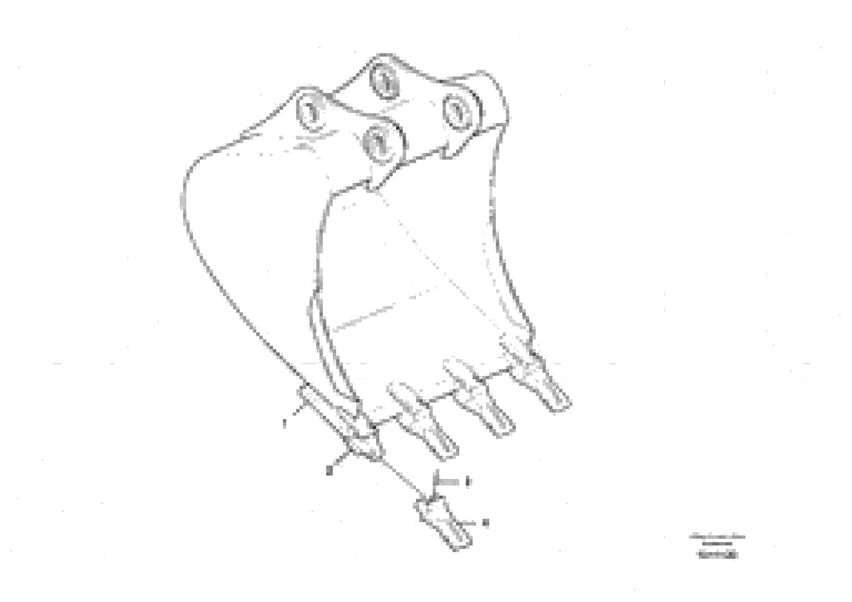 Схема запчастей Volvo ECR305C - 30081 Ковш ATTACHMENTS ATTACHMENTS EXCAVATORS BUCKETS&HAMMERS, GEN. B/C