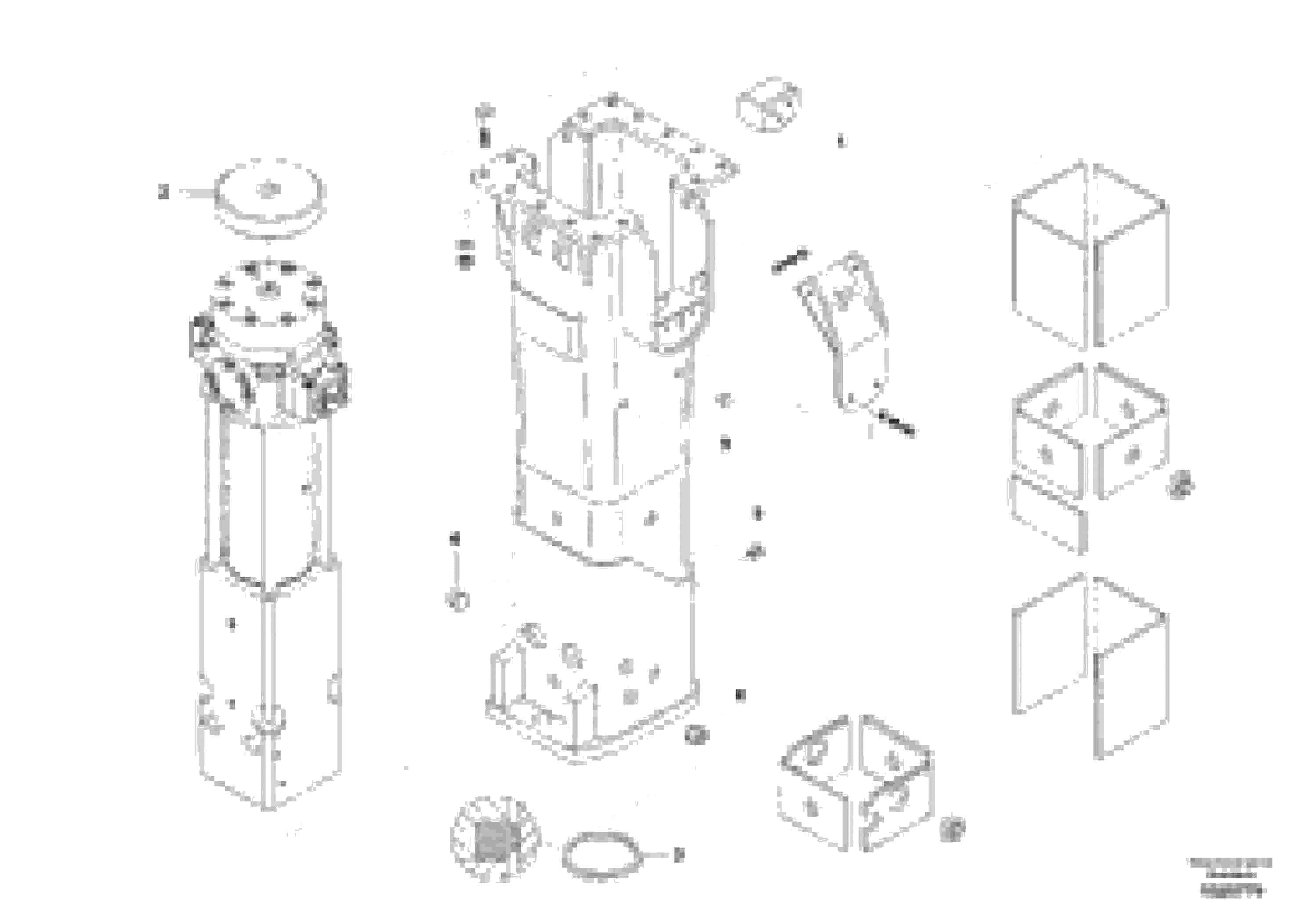 Схема запчастей Volvo ECR305C - 37548 Hydraulic Hammer, Housing ATTACHMENTS ATTACHMENTS EXCAVATORS BUCKETS&HAMMERS, GEN. B/C