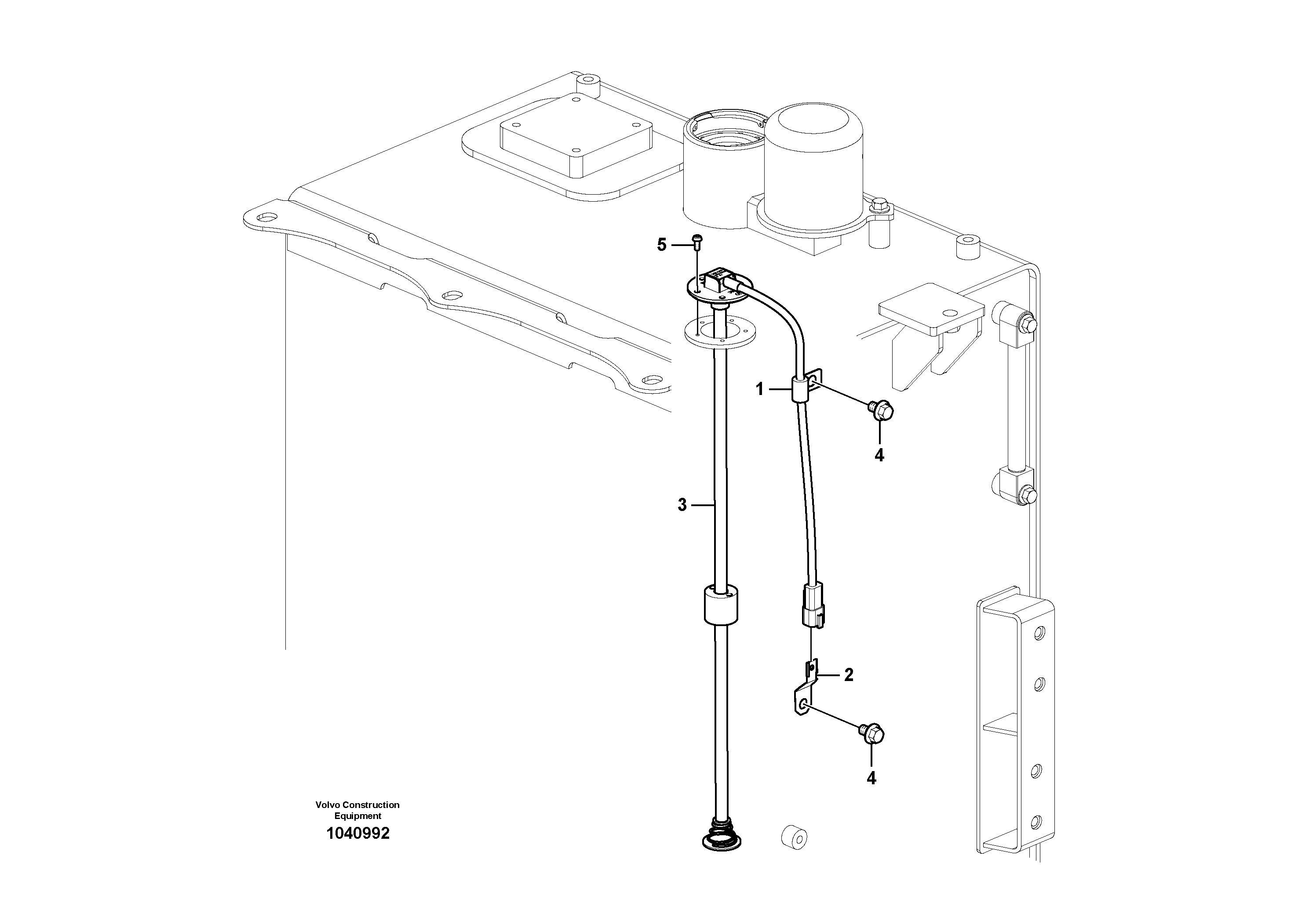 Схема запчастей Volvo ECR305C - 55064 Electrical sensor ECR305C