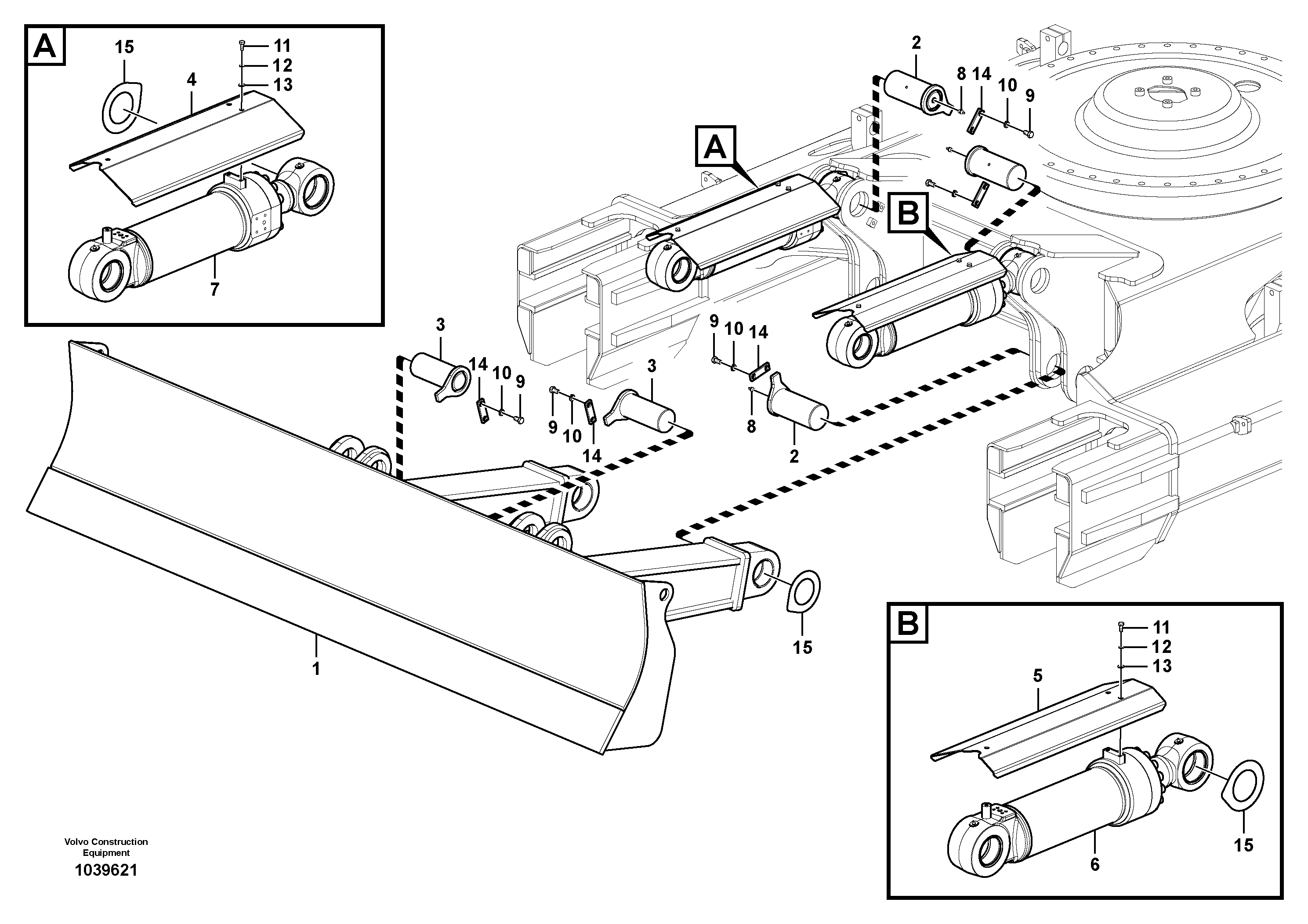 Схема запчастей Volvo ECR305C - 65692 Рама экскаватора (ходовой части, шасси) ECR305C
