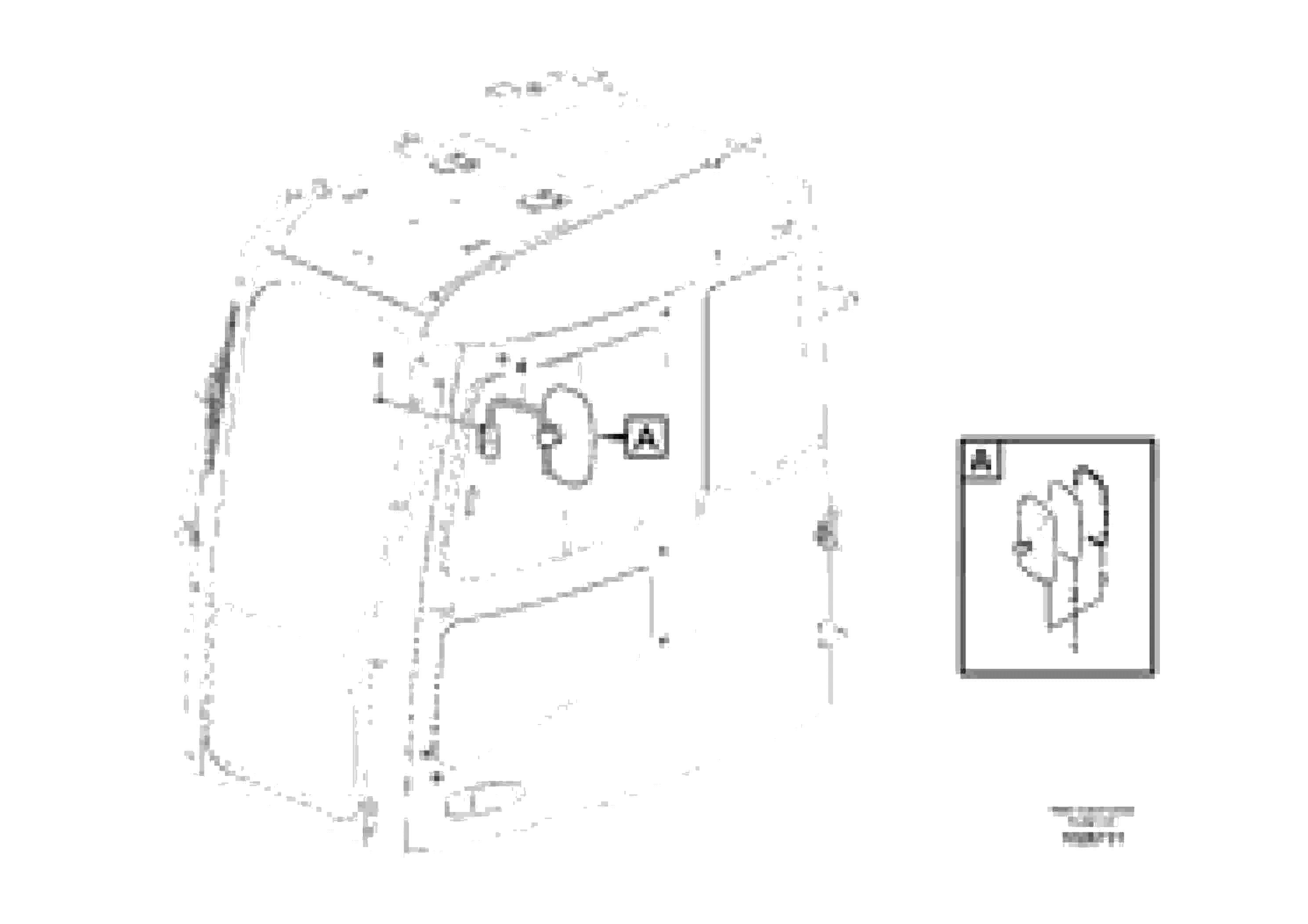 Схема запчастей Volvo ECR305C - 73128 Rear view mirror ECR305C