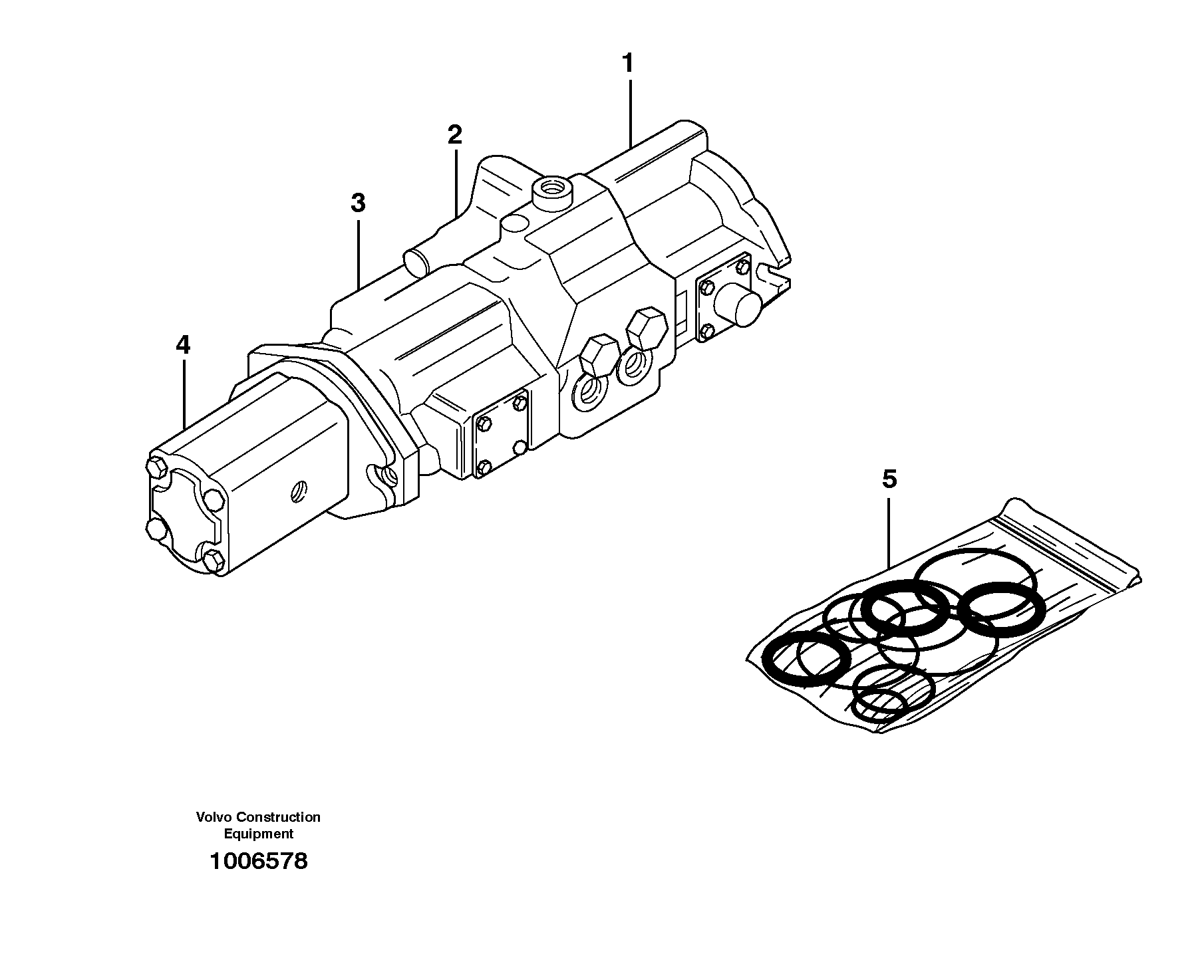 Схема запчастей Volvo MC60 - 8419 Transmission complete 