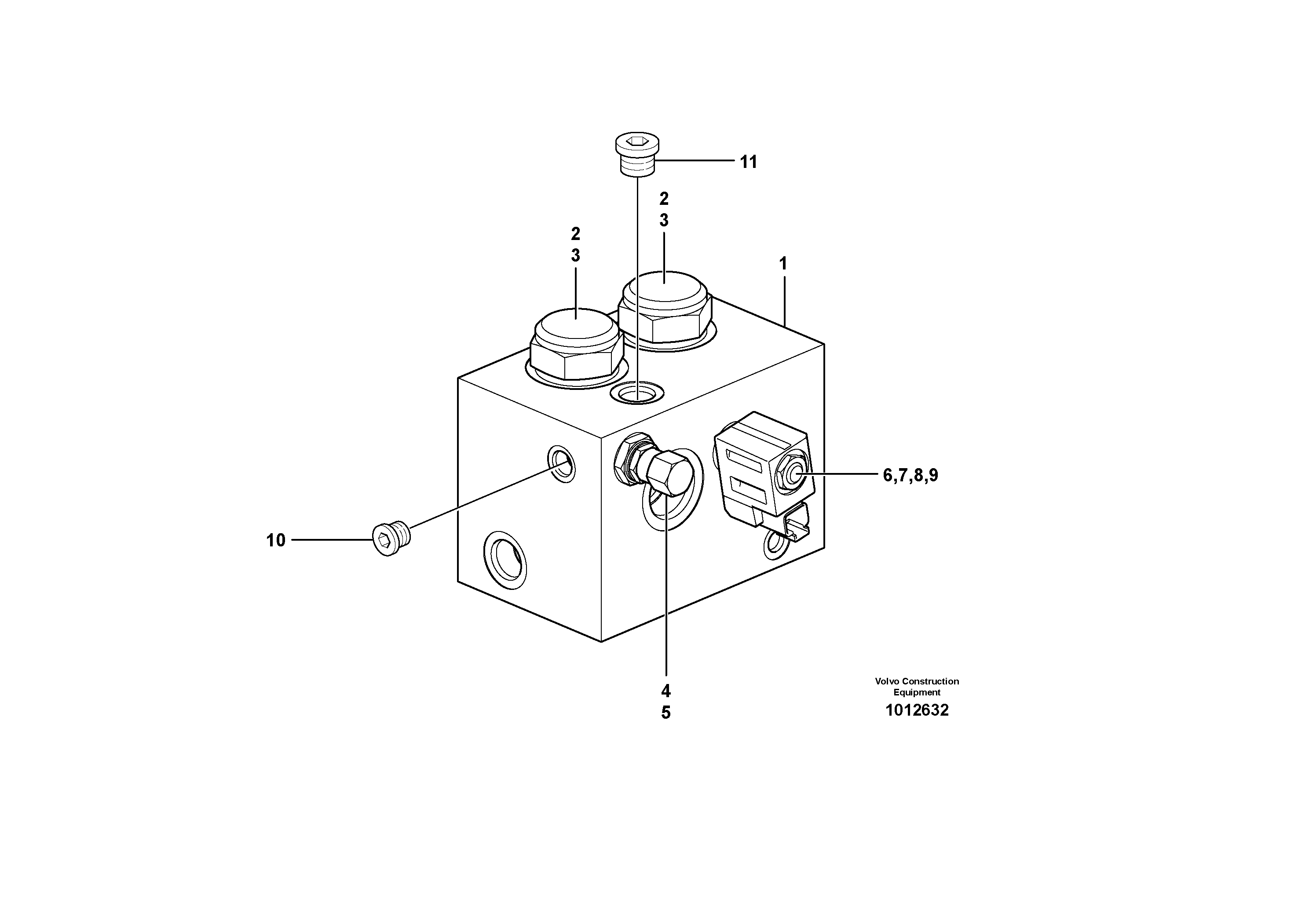 Схема запчастей Volvo MC70 - 10778 High flow valve 