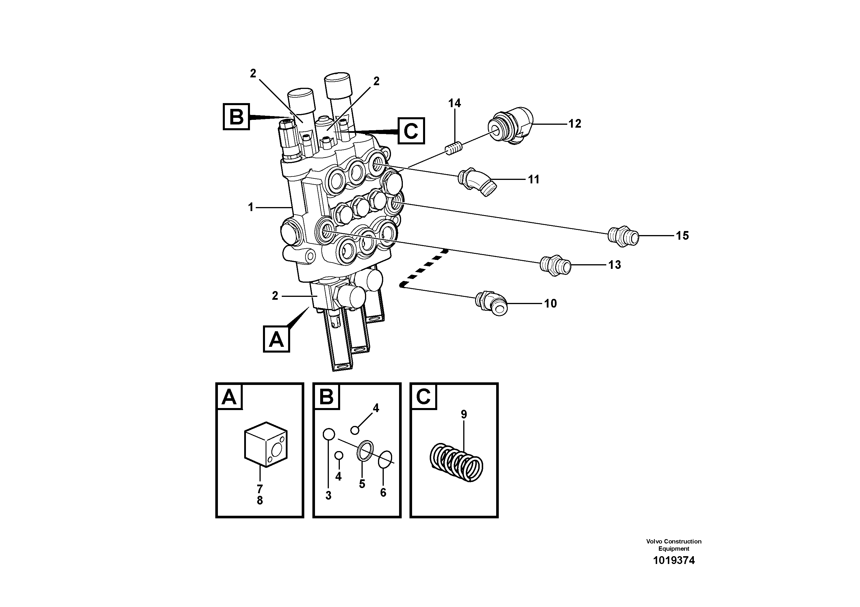 Схема запчастей Volvo MC70 - 10783 High flow valve 