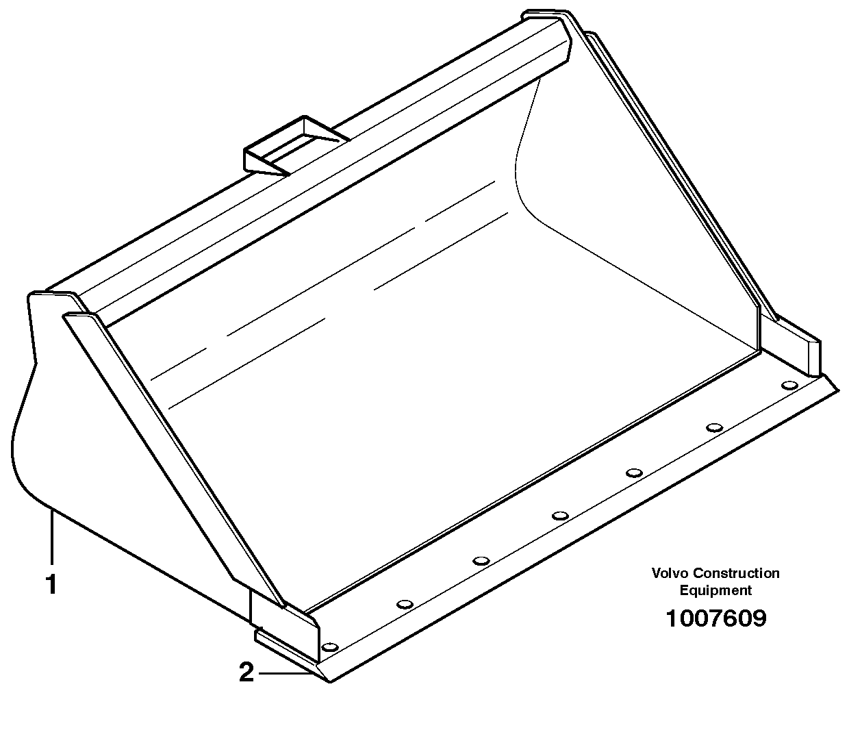 Схема запчастей Volvo MC70 - 10795 Ковш 