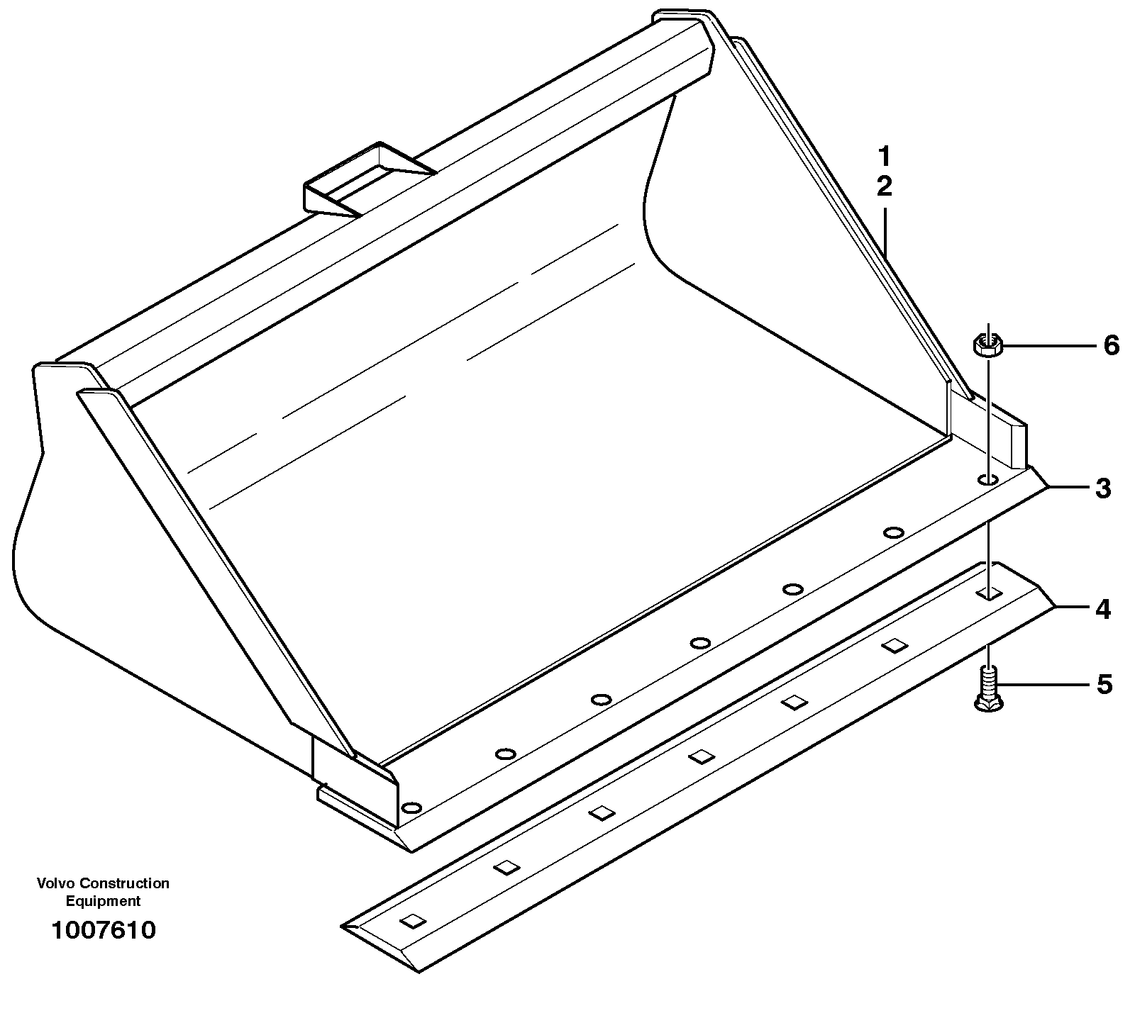 Схема запчастей Volvo MC80 - 8993 Ковш 