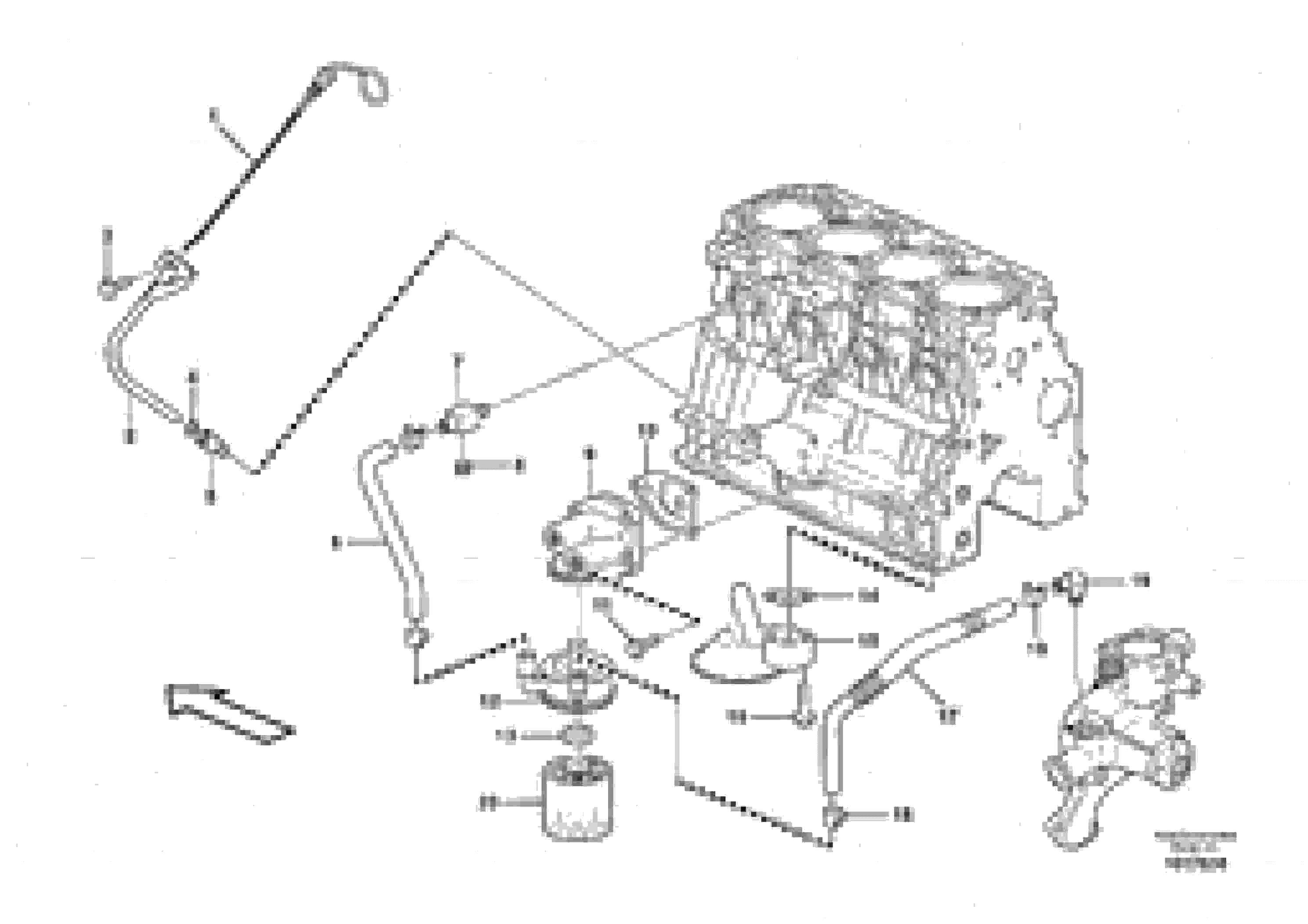 Схема запчастей Volvo MC70B - 65040 Система масляной смазки MC70B S/N 71000 -