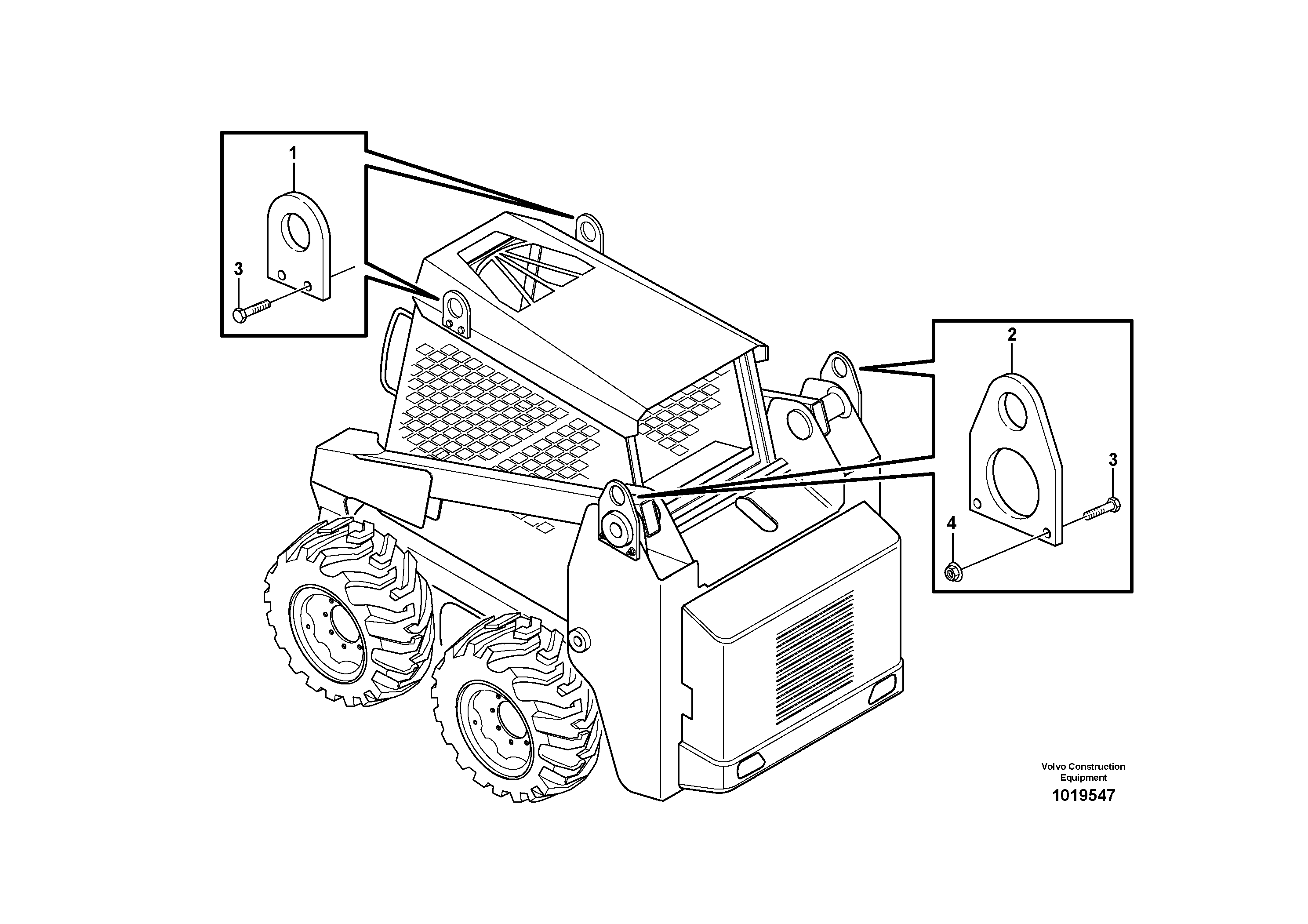 Схема запчастей Volvo MC70B - 58814 Lifting eye MC70B