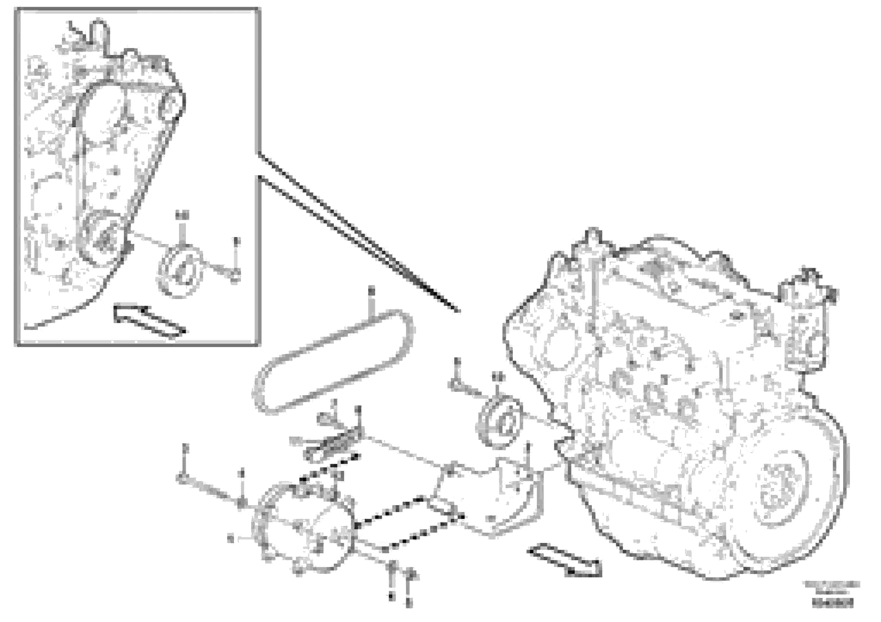 Схема запчастей Volvo MC70B - 66420 Compressor with fitting parts, cooling agent R134 A MC70B S/N 71000 -