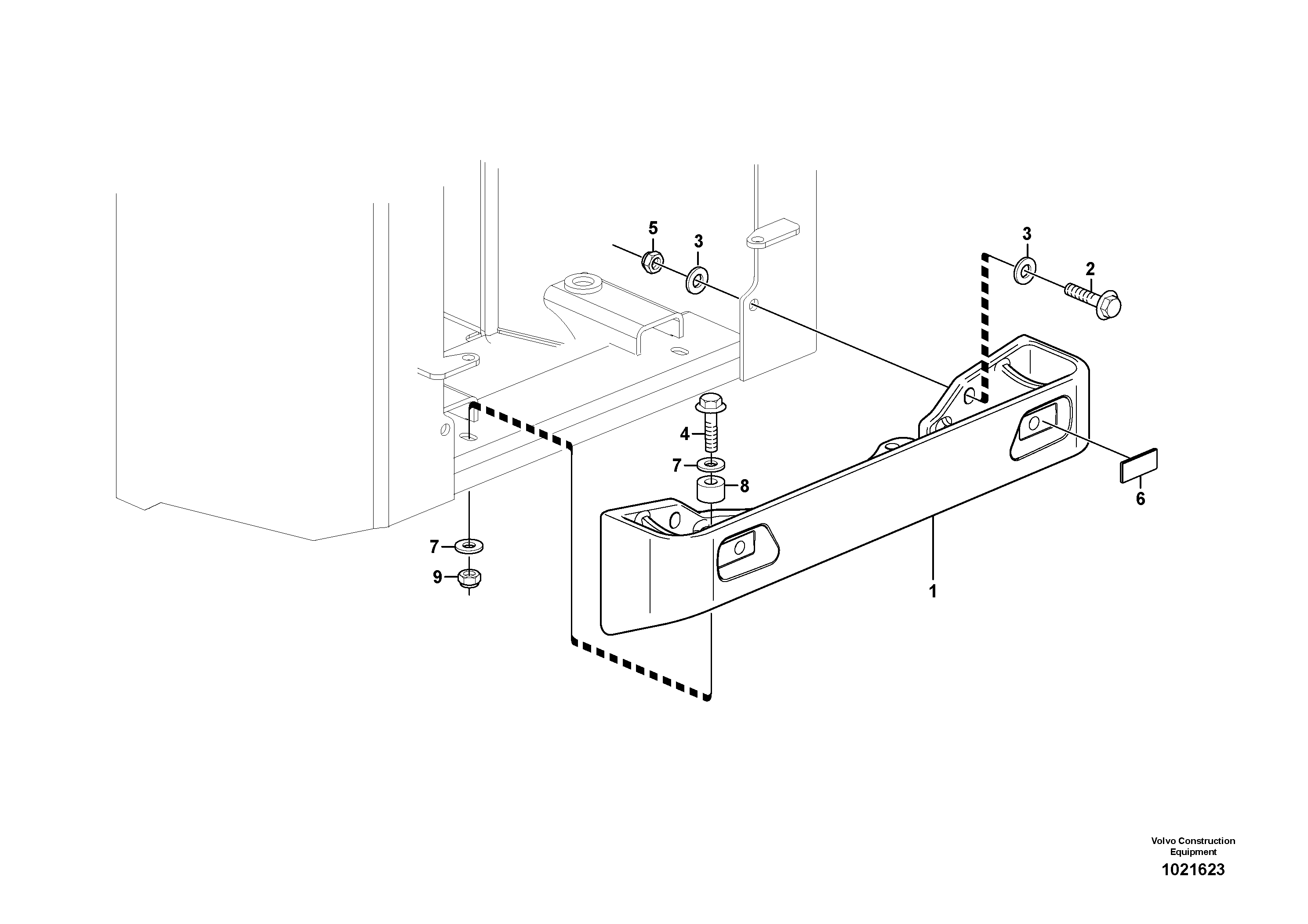 Схема запчастей Volvo MC70B - 59960 Противовес MC70B