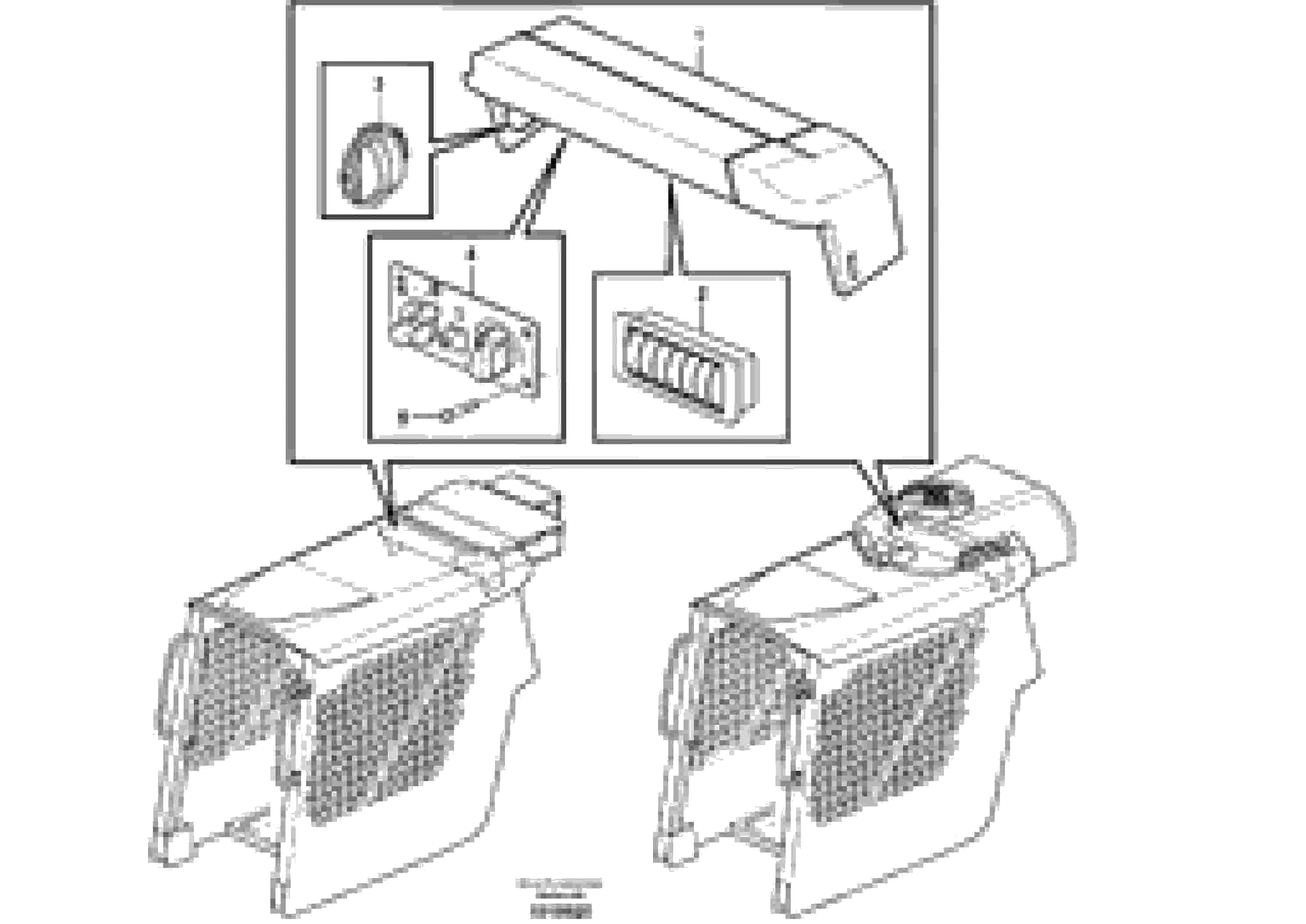 Схема запчастей Volvo MC70B - 61262 Air ducts MC70B