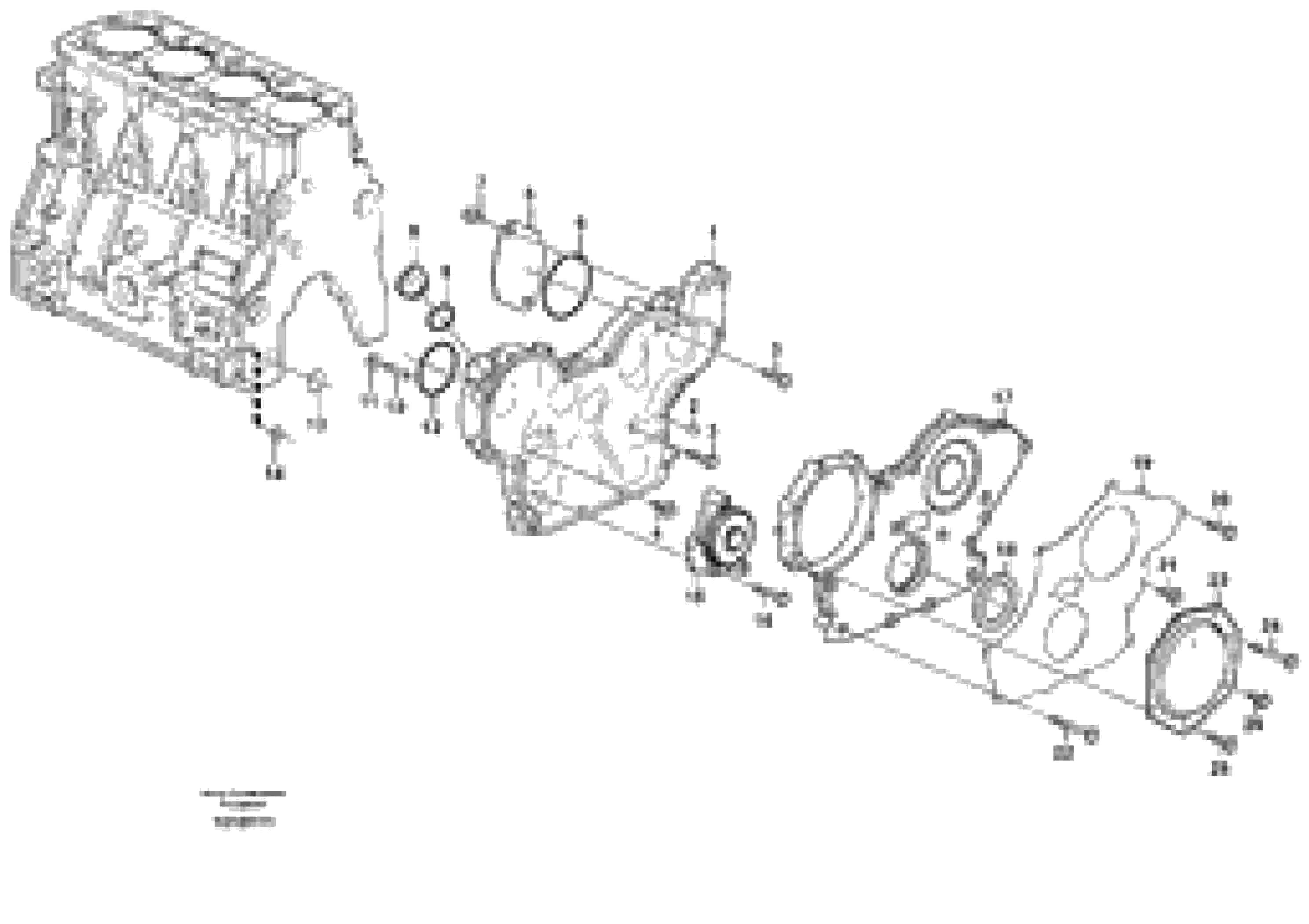 Схема запчастей Volvo MC80B - 8772 Timing gear casing and gears MC80B