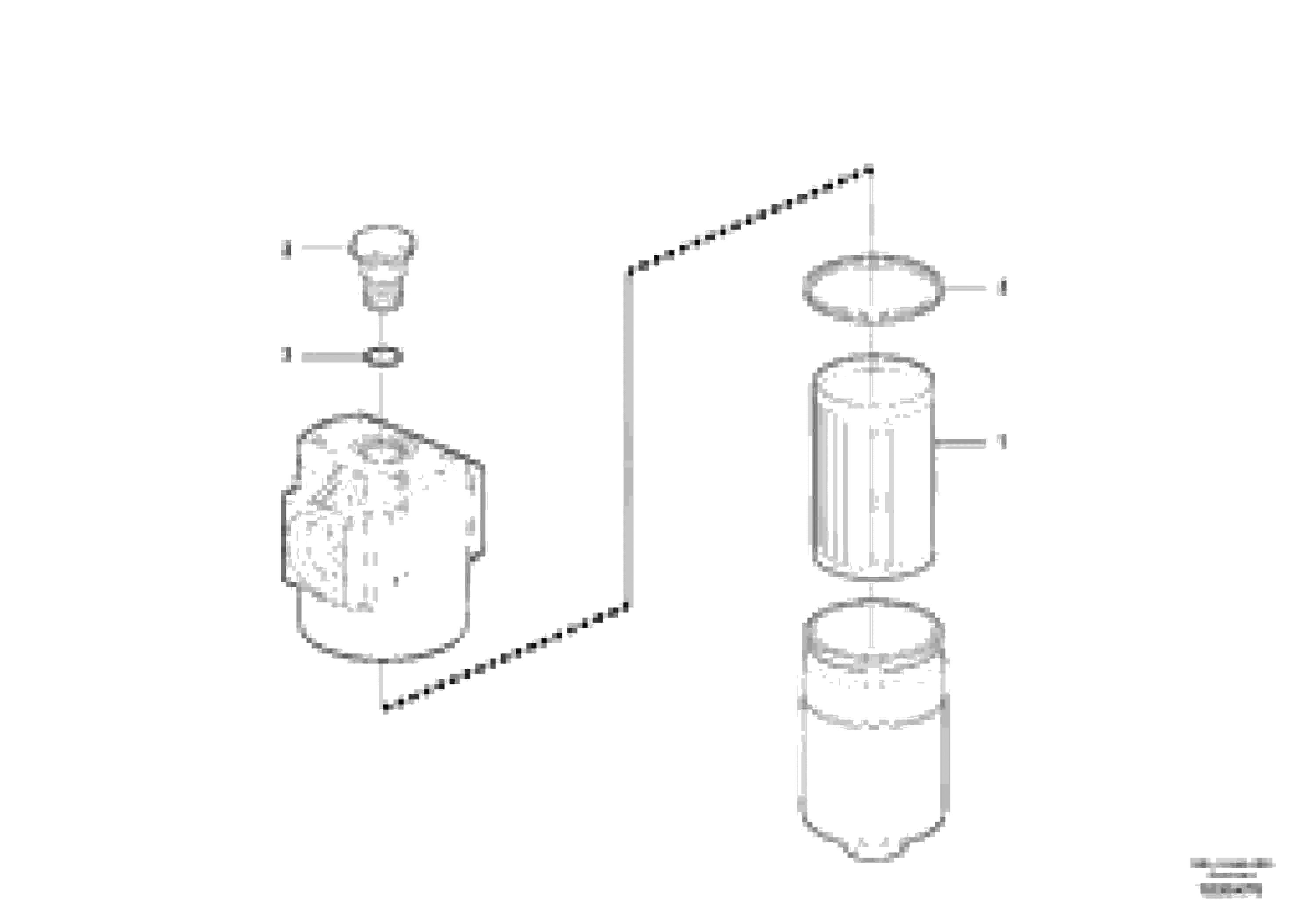 Схема запчастей Volvo MC80B - 46151 Фильтр топливный MC80B S/N 71000 -