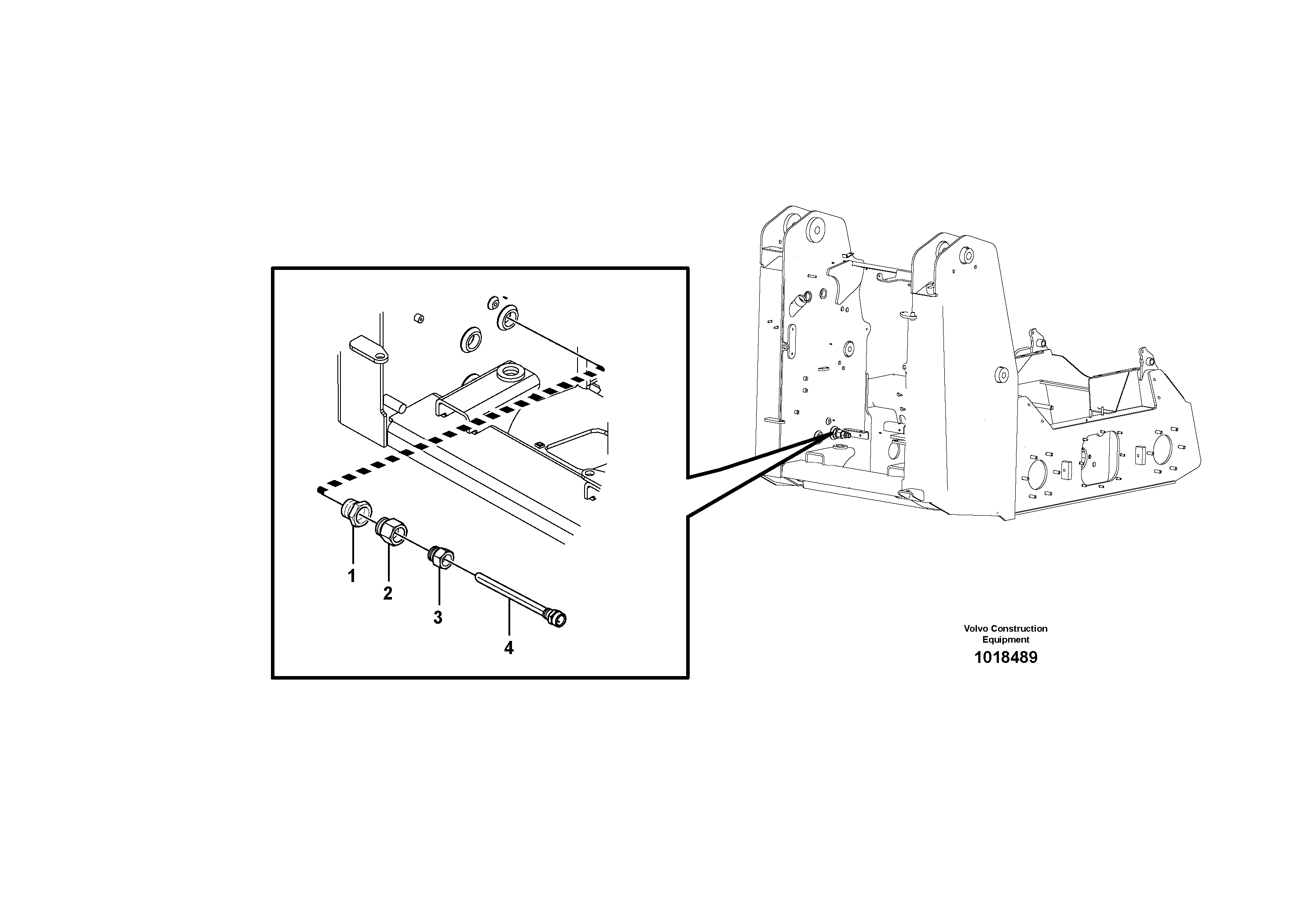 Схема запчастей Volvo MC90B - 13927 Heater hydraulic oil MC90B