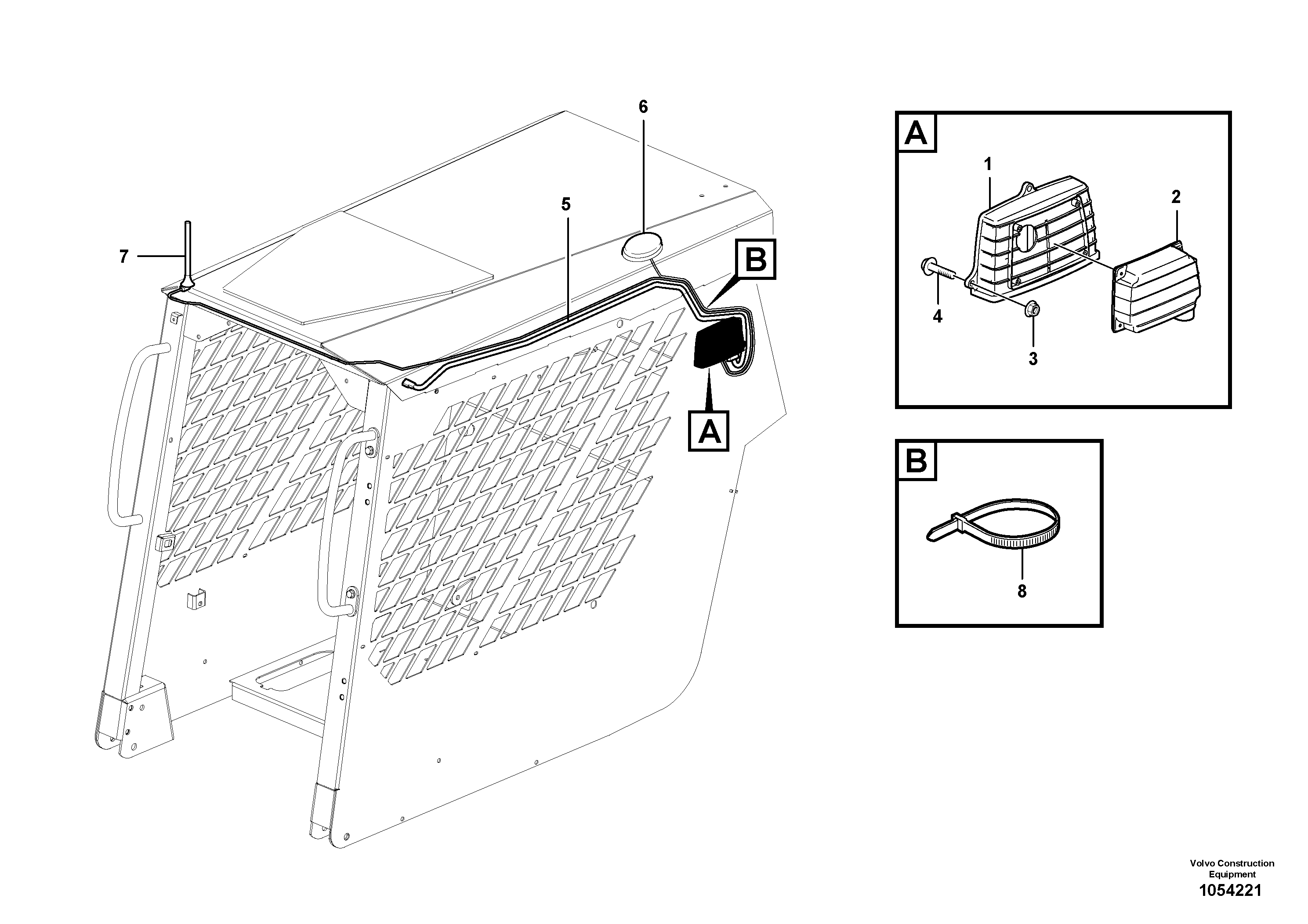 Схема запчастей Volvo MC90B - 98298 System for wireless electronic controlled communication (telematics) MC90B S/N 71000 -
