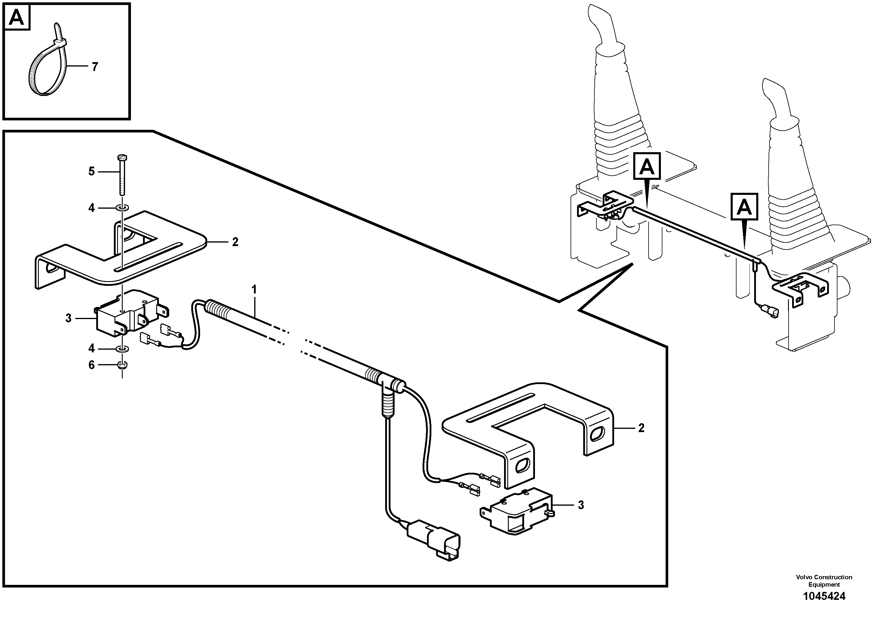 Схема запчастей Volvo MC90B - 49132 Back-up alarm MC90B S/N 71000 -