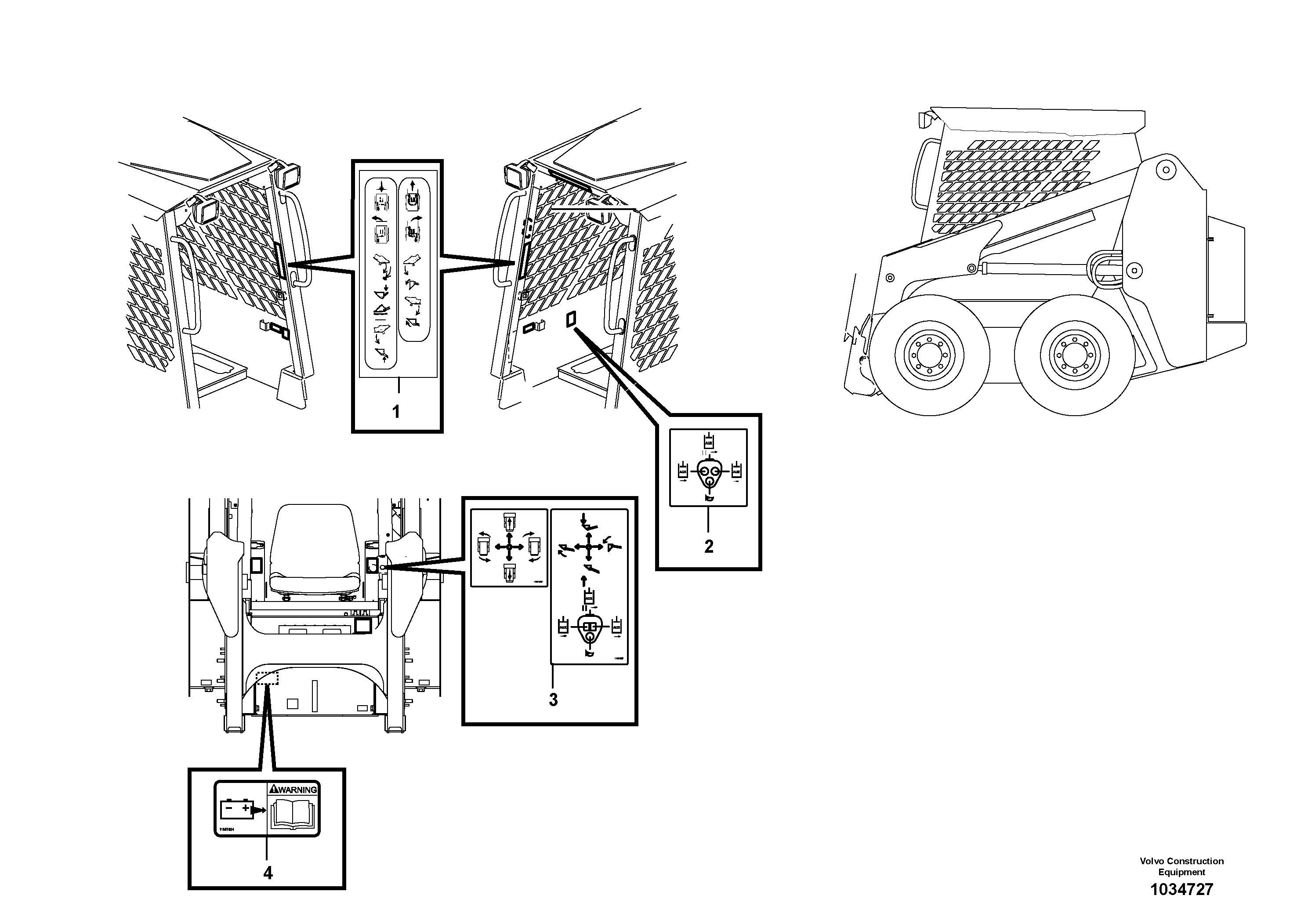 Схема запчастей Volvo MC90B - 61011 Decals MC90B S/N 71000 -