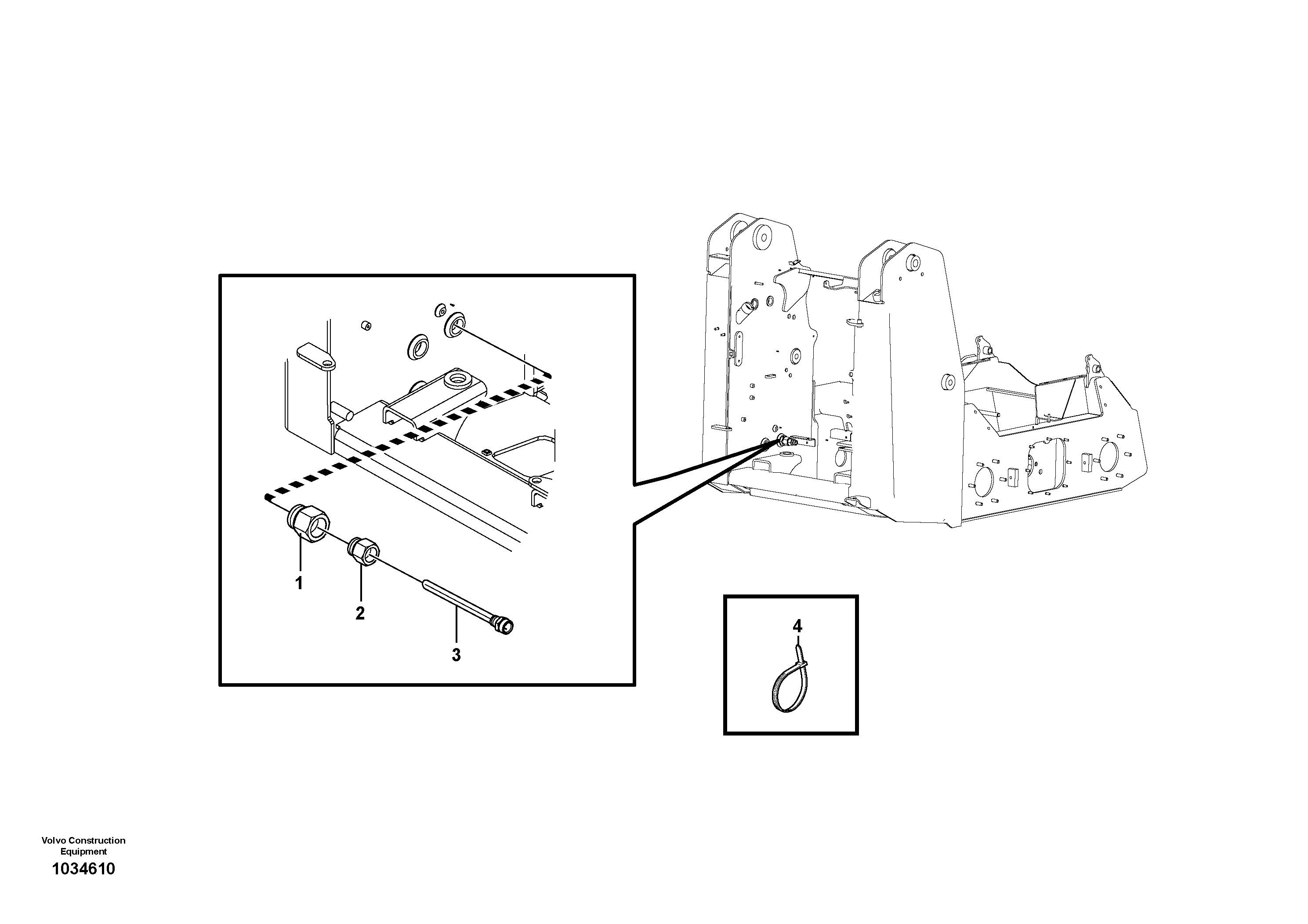Схема запчастей Volvo MC90B - 38062 Heater hydraulic oil MC90B S/N 71000 -