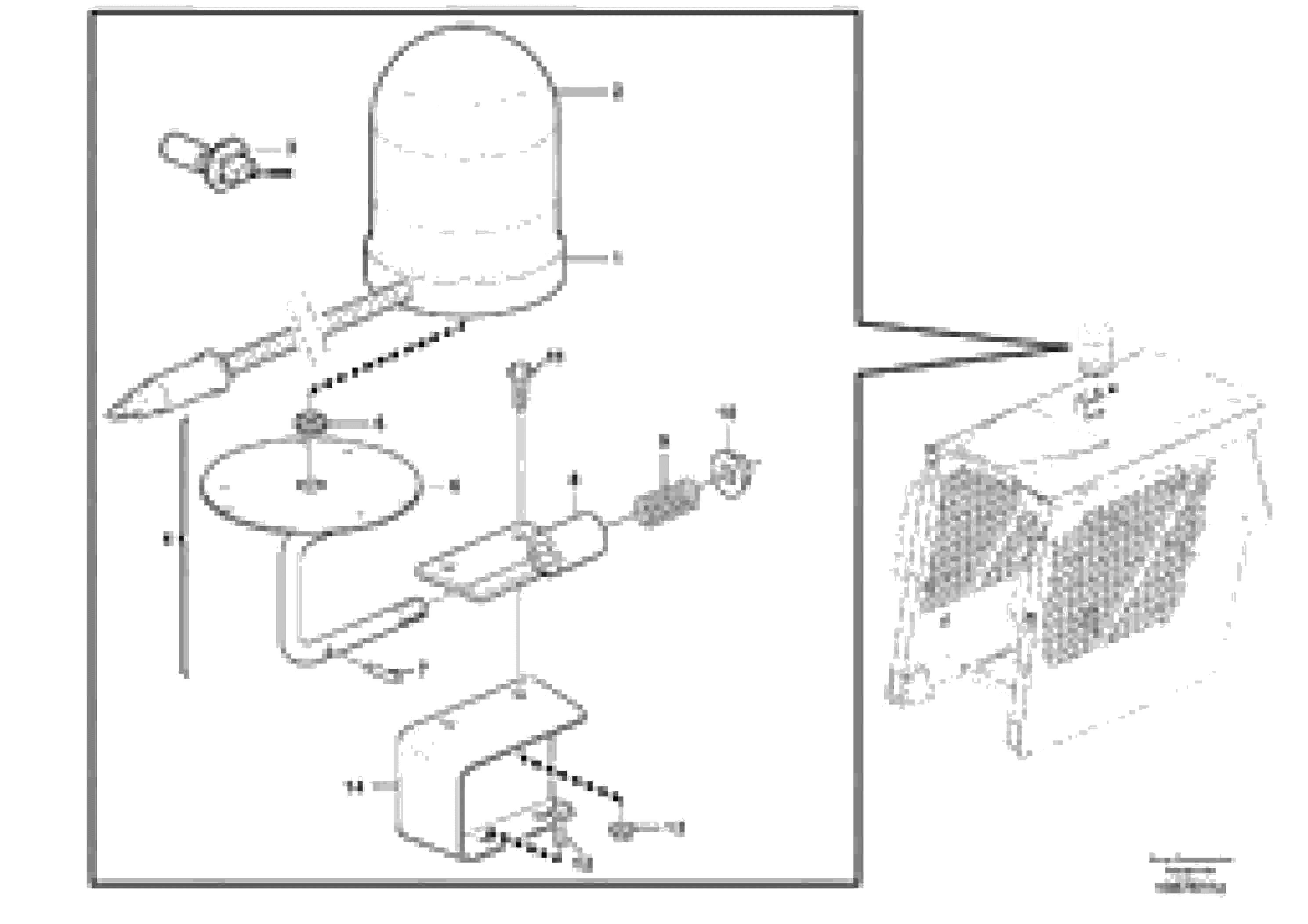 Схема запчастей Volvo MC110B - 91265 Rotating beacon MC110B S/N 71000 -