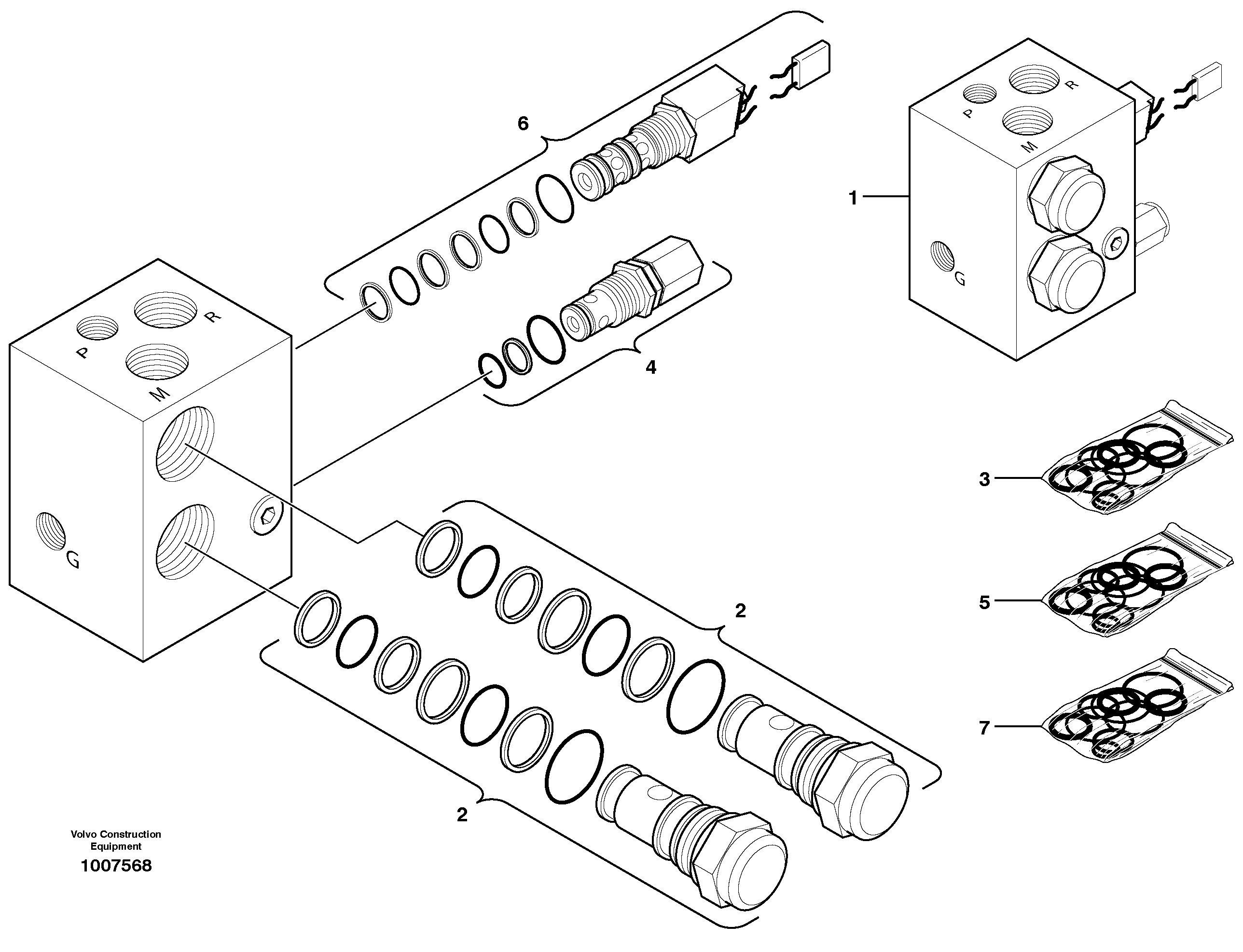 Схема запчастей Volvo MC110B - 29239 High flow valve MC110B