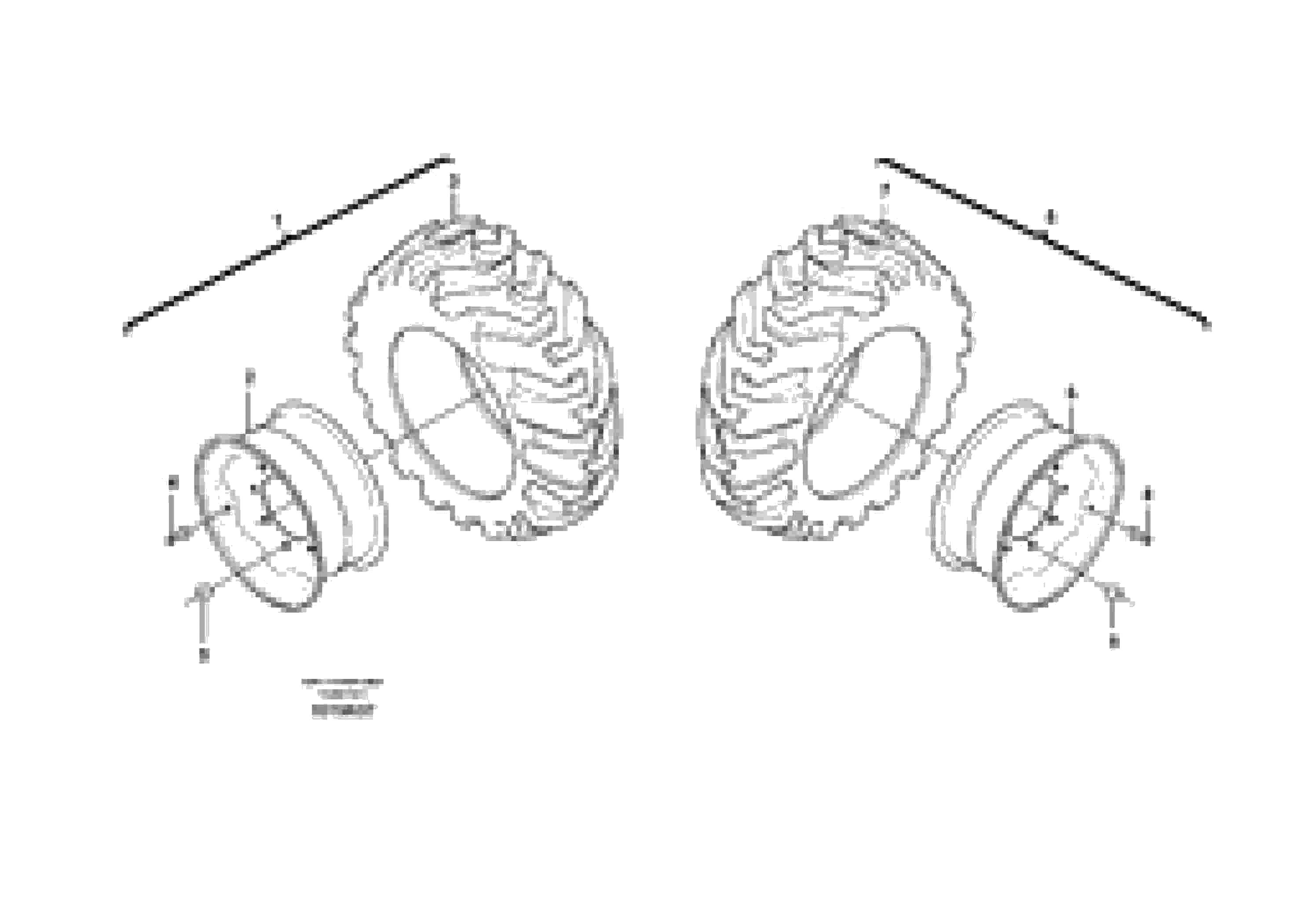Схема запчастей Volvo MC110B - 63319 Wheel and tire MC110B S/N 71000 -