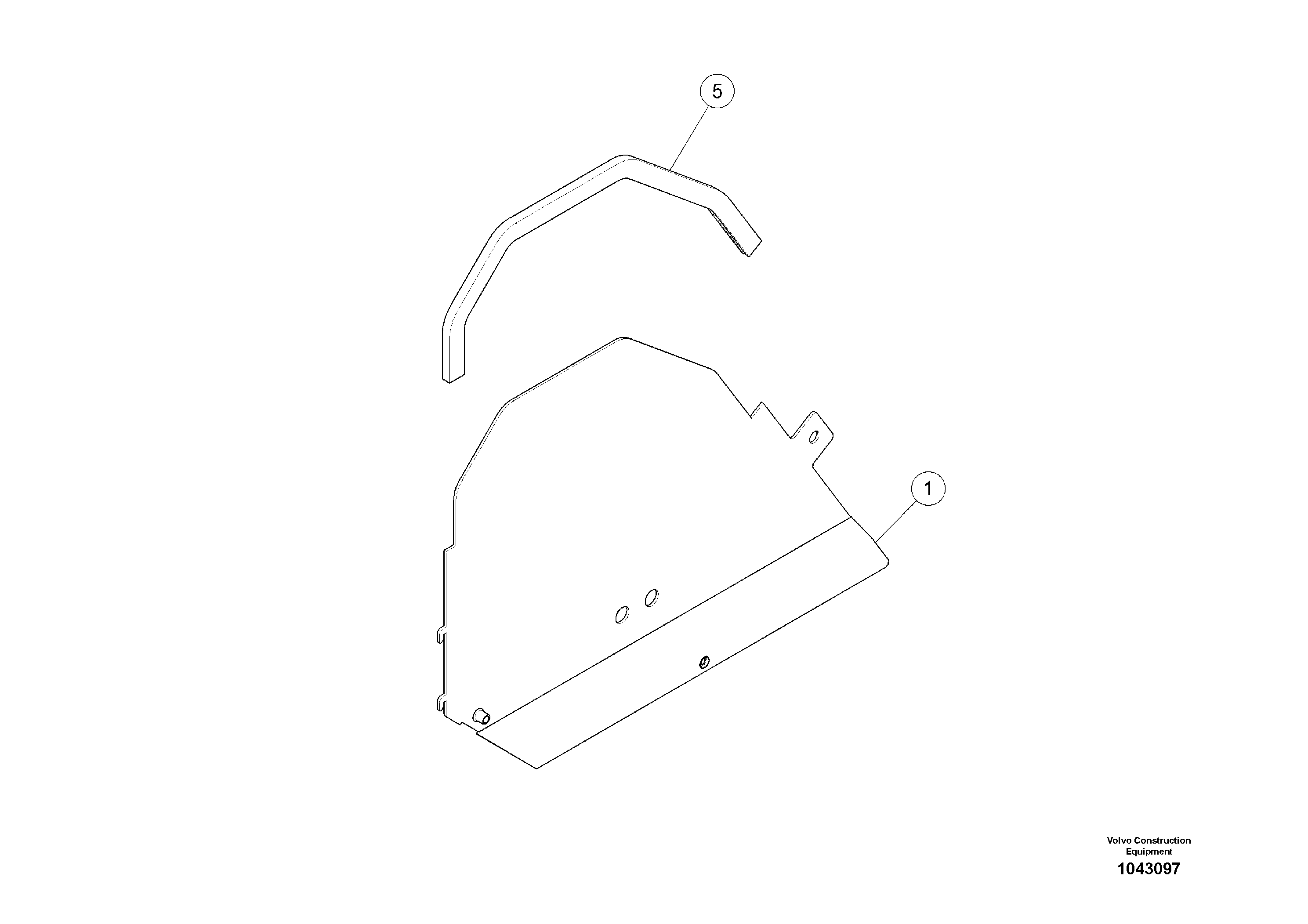 Схема запчастей Volvo MW500 S/N 20591 - - 100908 Basic Cover 