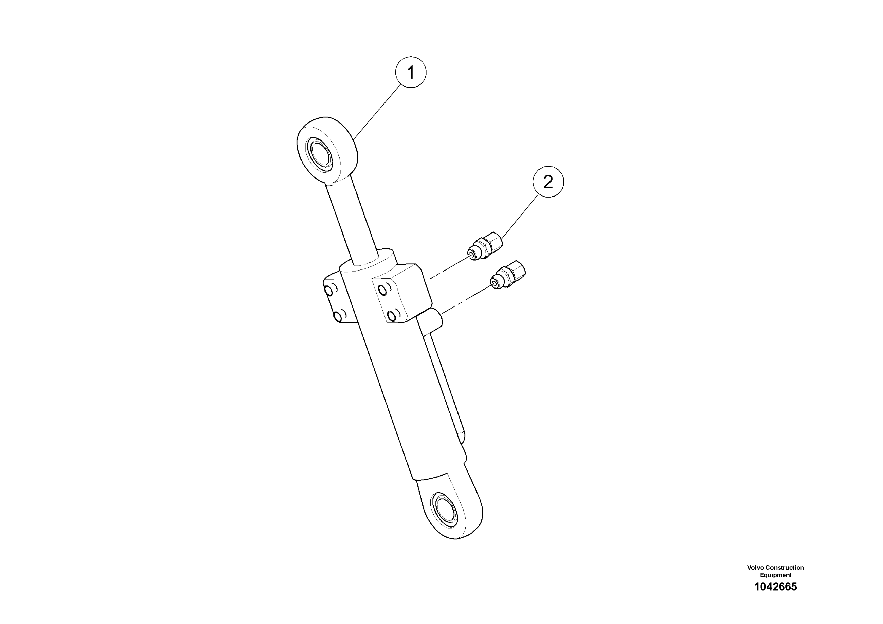 Схема запчастей Volvo MW500 S/N 20591 - - 100280 Cylinder intermediate shaft 