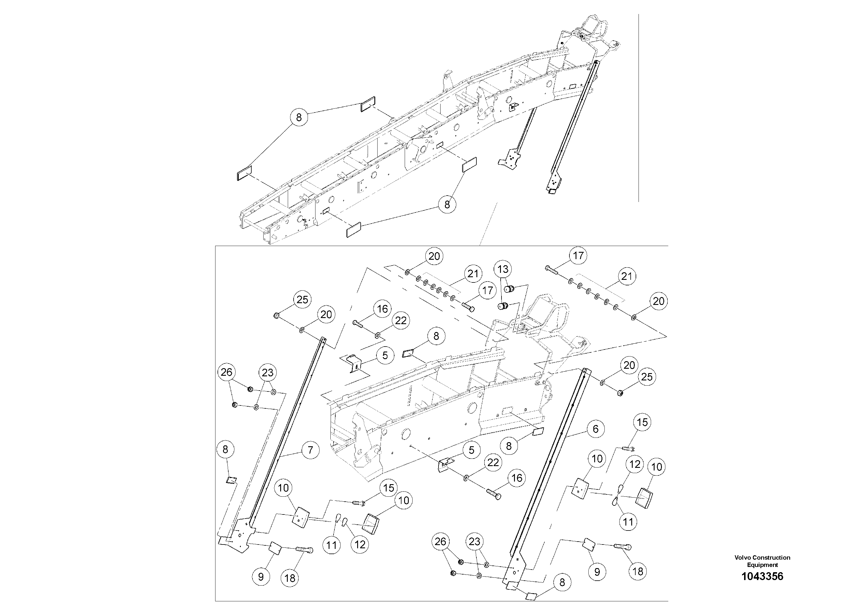 Схема запчастей Volvo MW500 S/N 20591 - - 96911 Public traffic lights for conveyor 