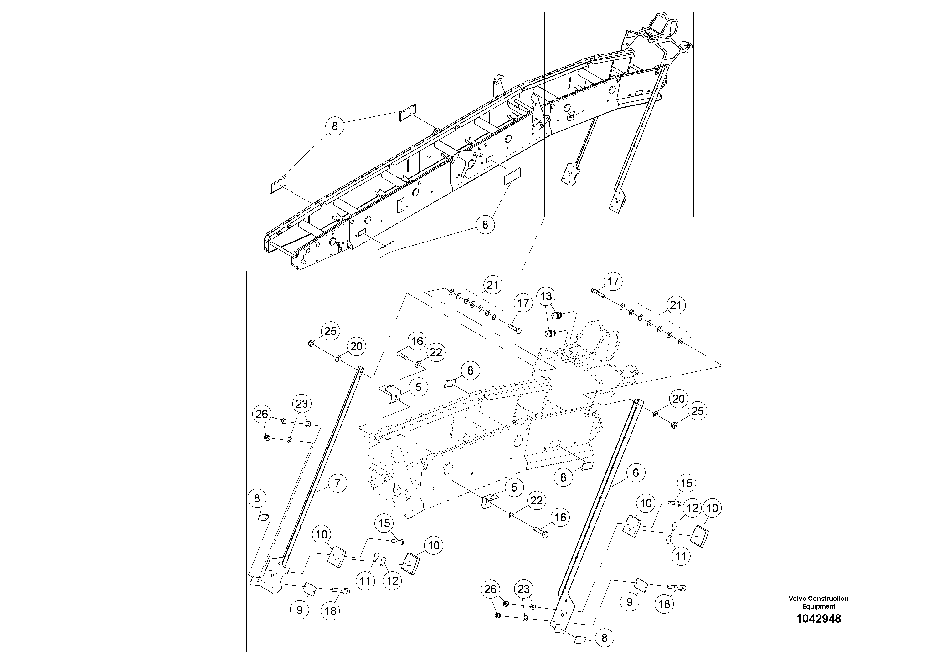 Схема запчастей Volvo MW500 S/N 20591 - - 98163 Public traffic lights for conveyor 
