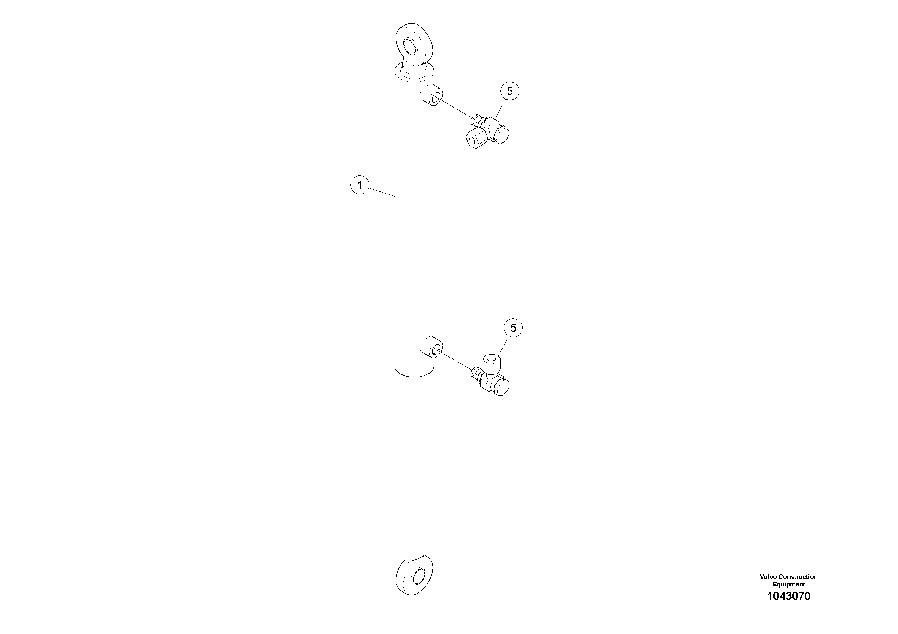 Схема запчастей Volvo MW500 S/N 20591 - - 94604 cylinder side skirt 