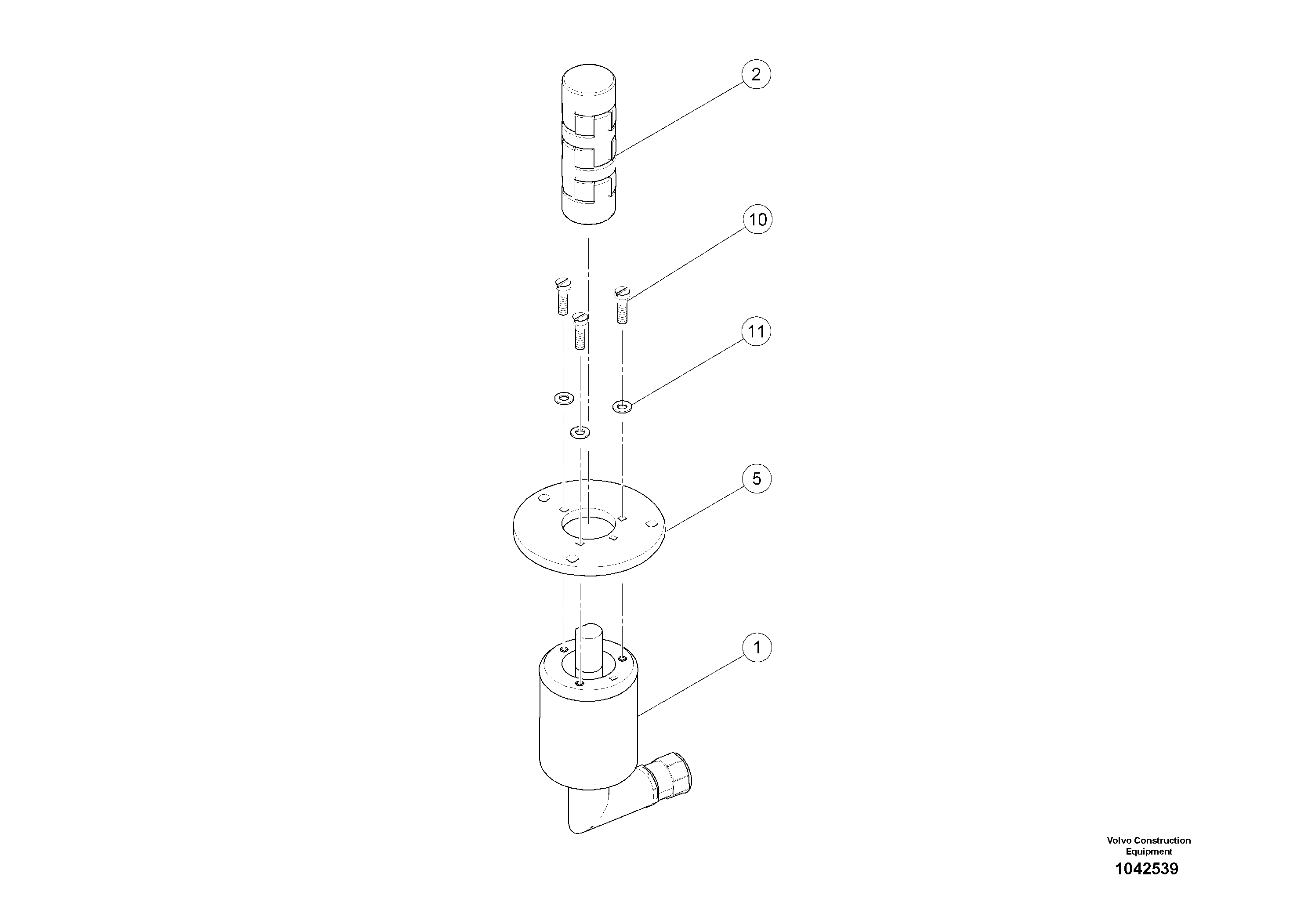 Схема запчастей Volvo MW500 S/N 20591 - - 95014 Angle sensor 