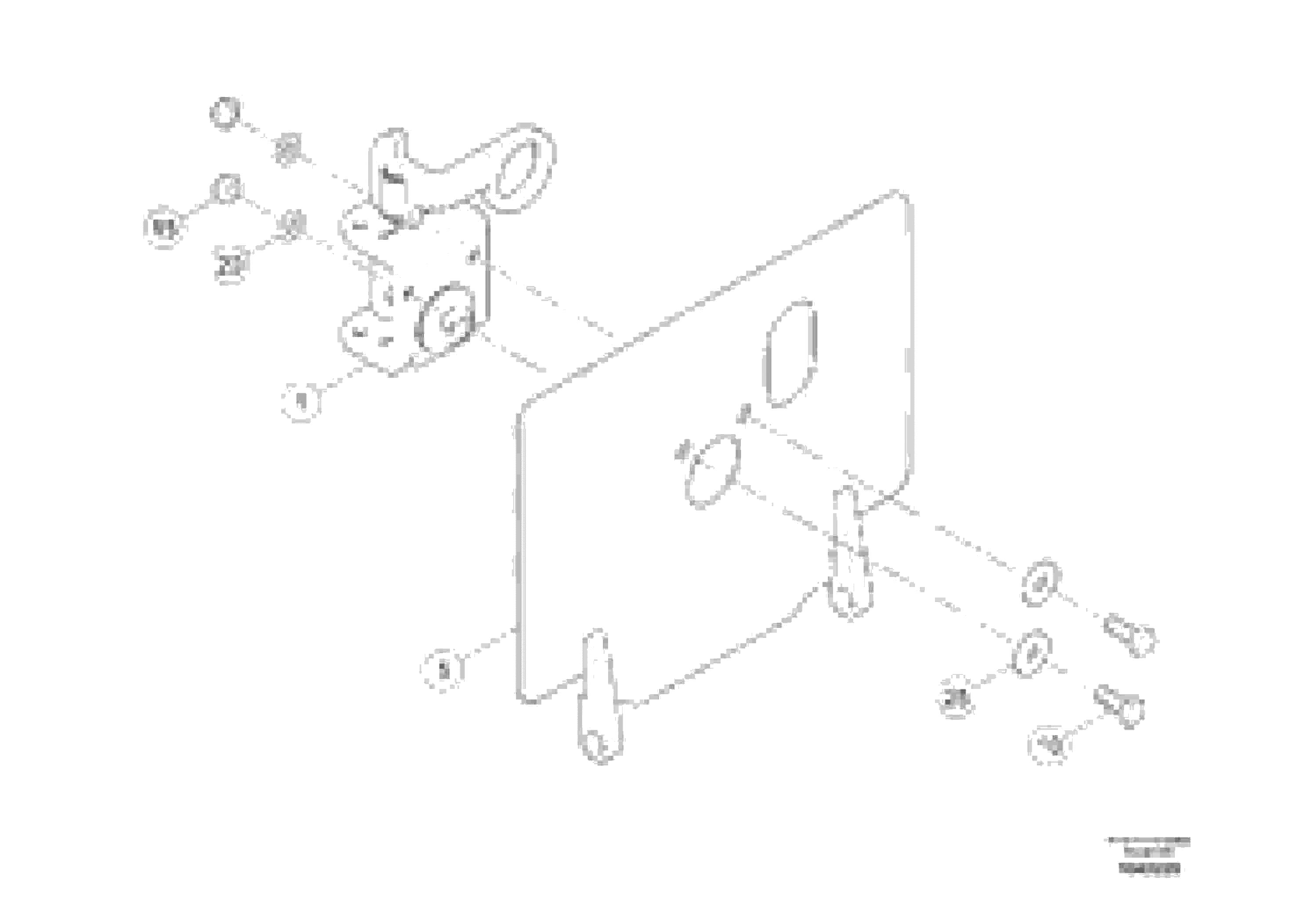 Схема запчастей Volvo MW500 S/N 20591 - - 95518 Flap 