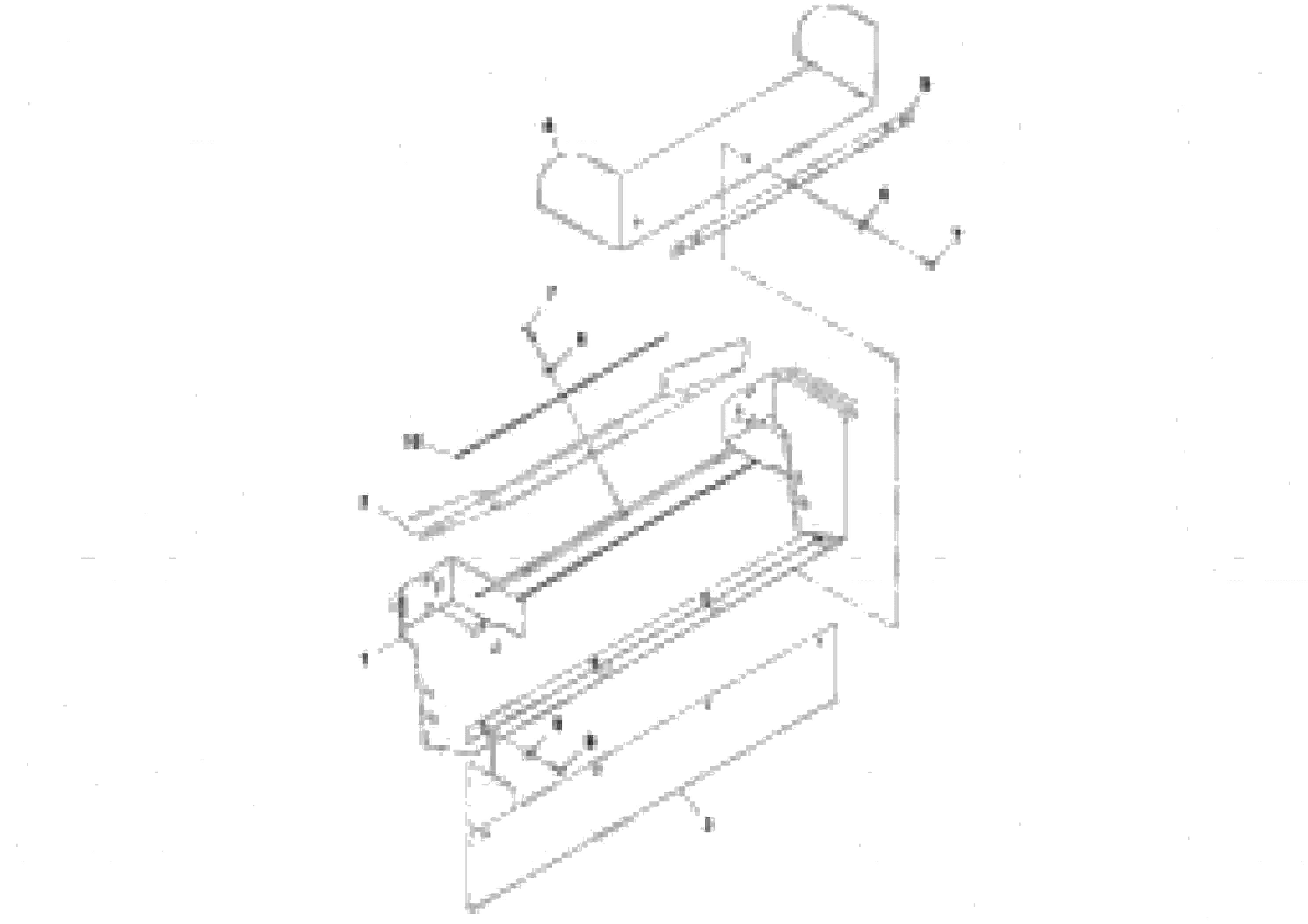 Схема запчастей Volvo MT2000 S/N 197282,198000- - 80914 Pulley Guard Assembly 