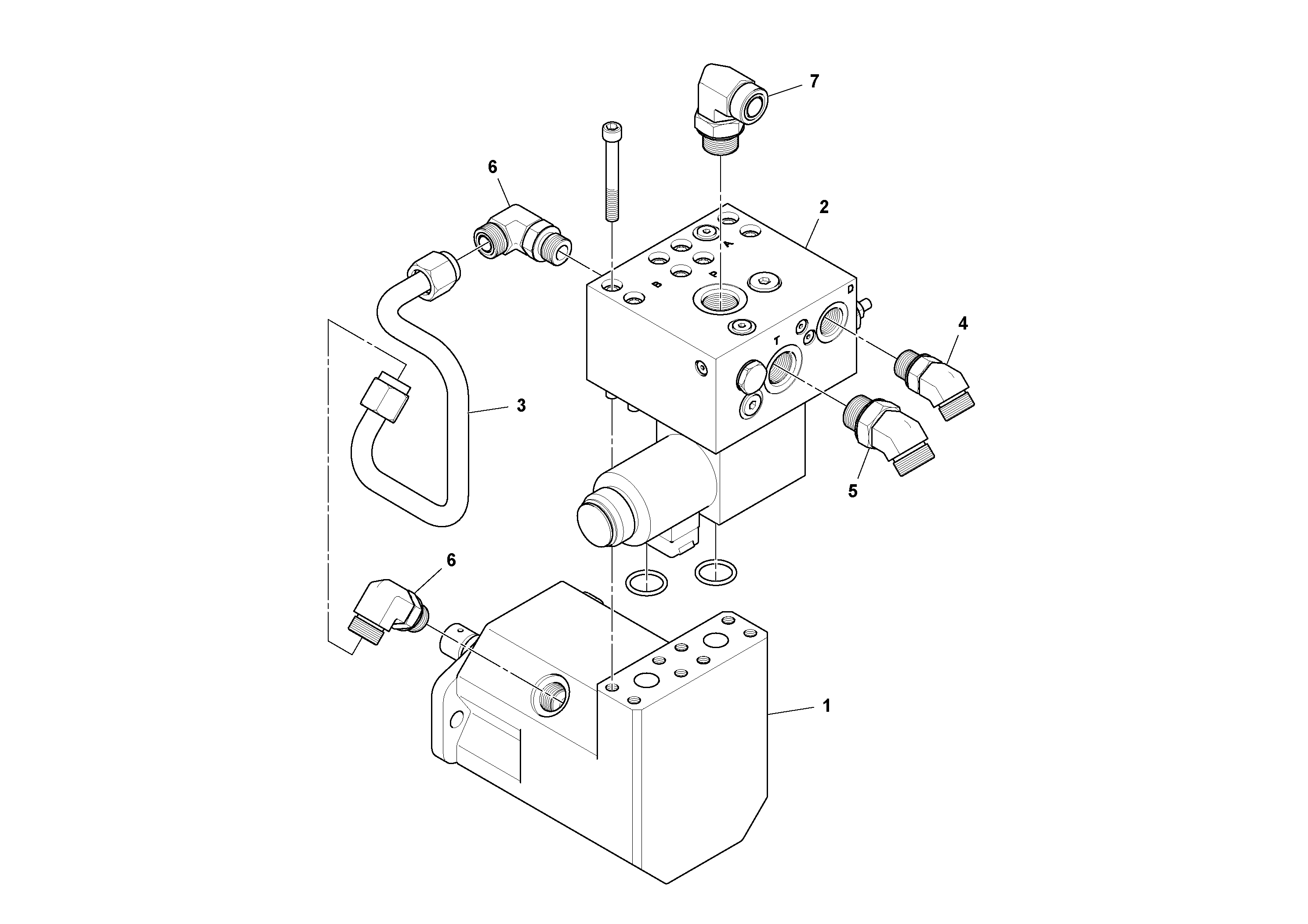 Схема запчастей Volvo MT2000 S/N 197282,198000- - 53170 Fan Motor Assembly 