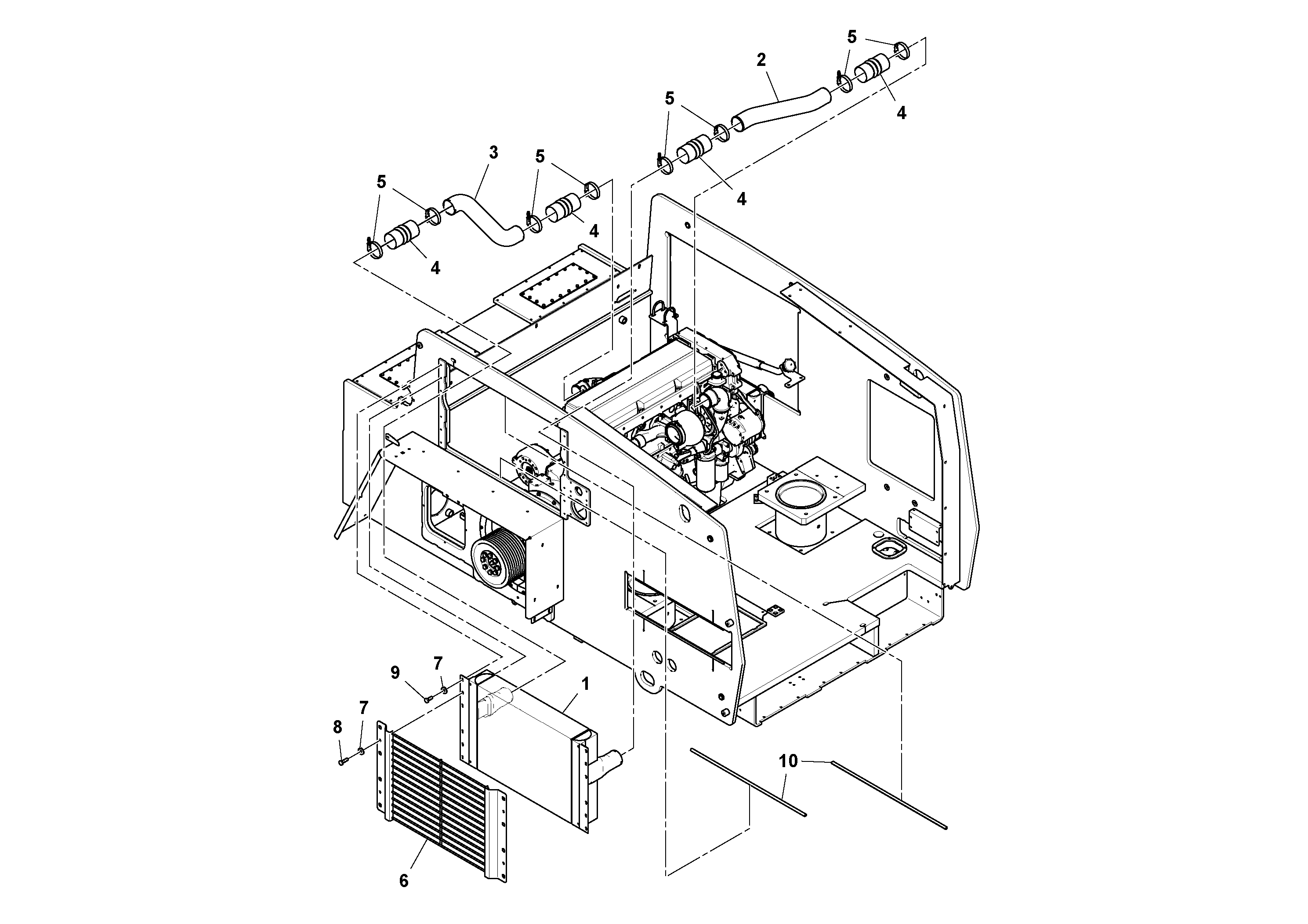 Схема запчастей Volvo MT2000 S/N 197282,198000- - 71290 Cac Assembly 