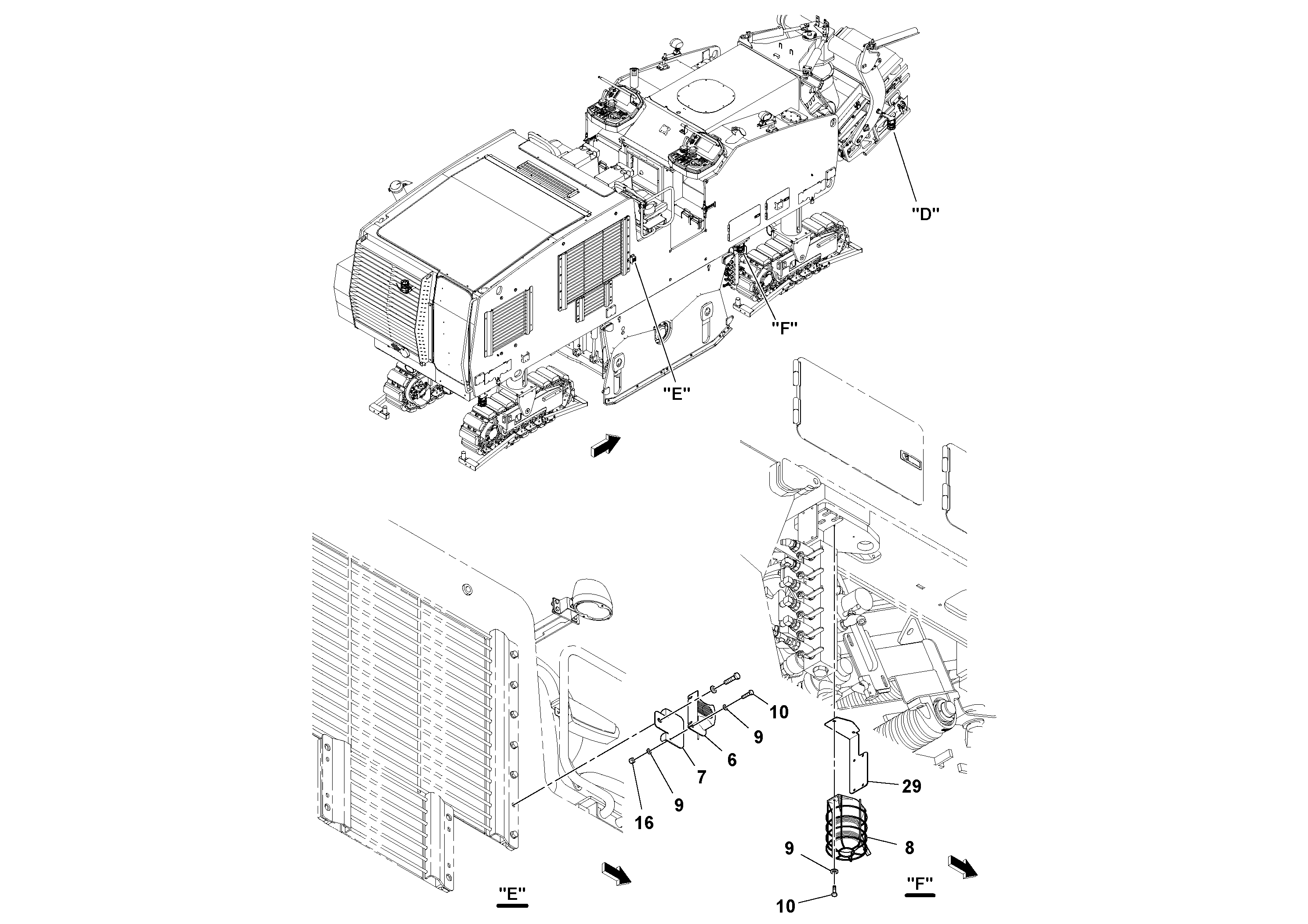 Схема запчастей Volvo MT2000 S/N 197282,198000- - 51305 Audible Alarm Installation 