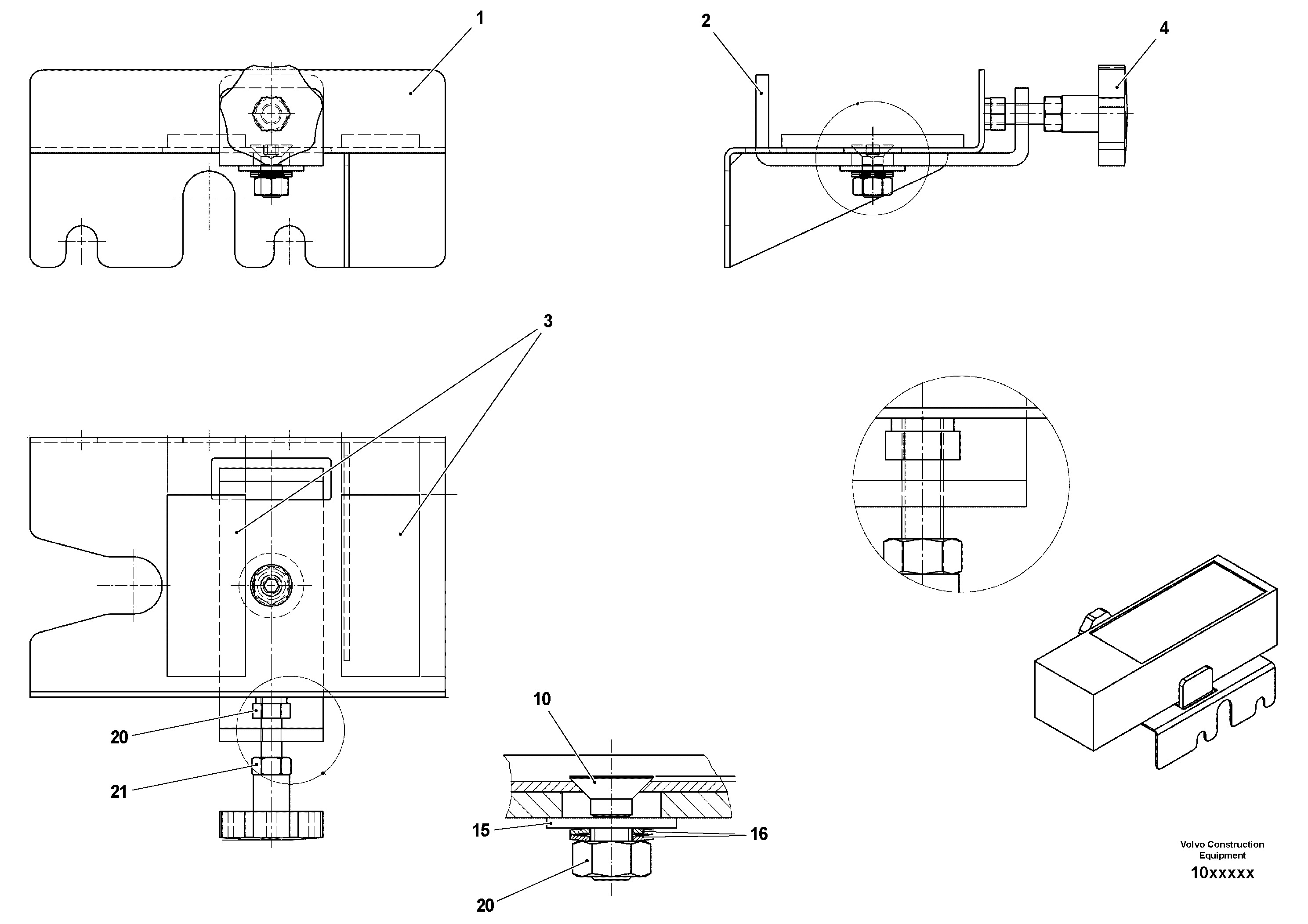 Схема запчастей Volvo ABG4361 S/N 0847503050 - - 100853 Support Control Assembly 