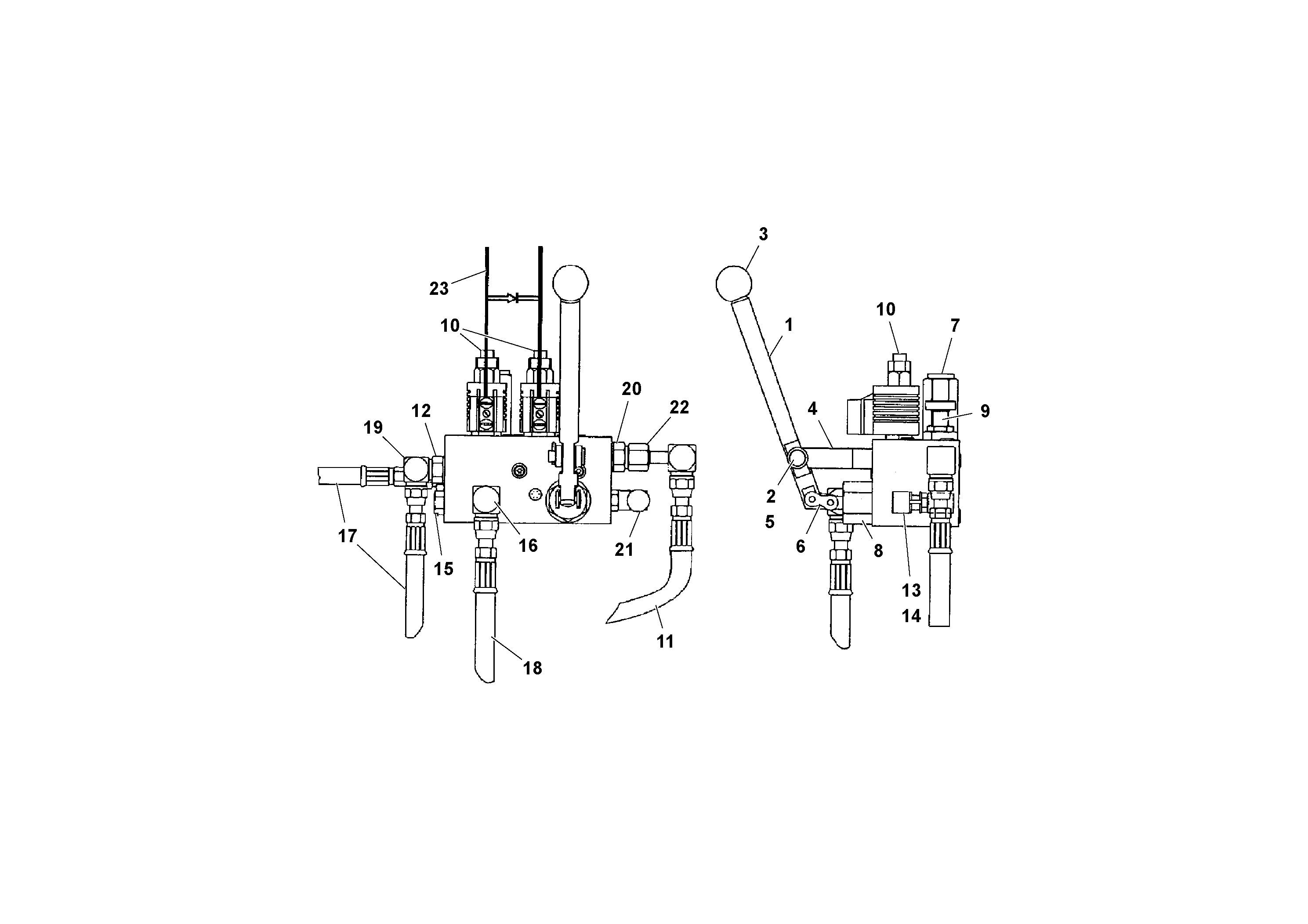 Схема запчастей Volvo PF3172/PF3200 S/N 197507- - 46903 Brake/shift And Towing Valve 