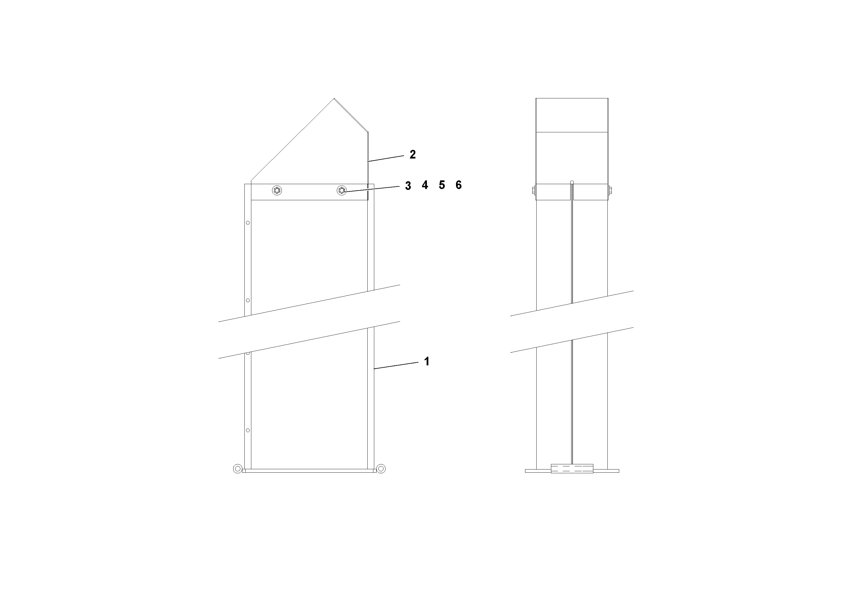 Схема запчастей Volvo PF3172/PF3200 S/N 197507- - 56263 Exhaust Stack Assembly 