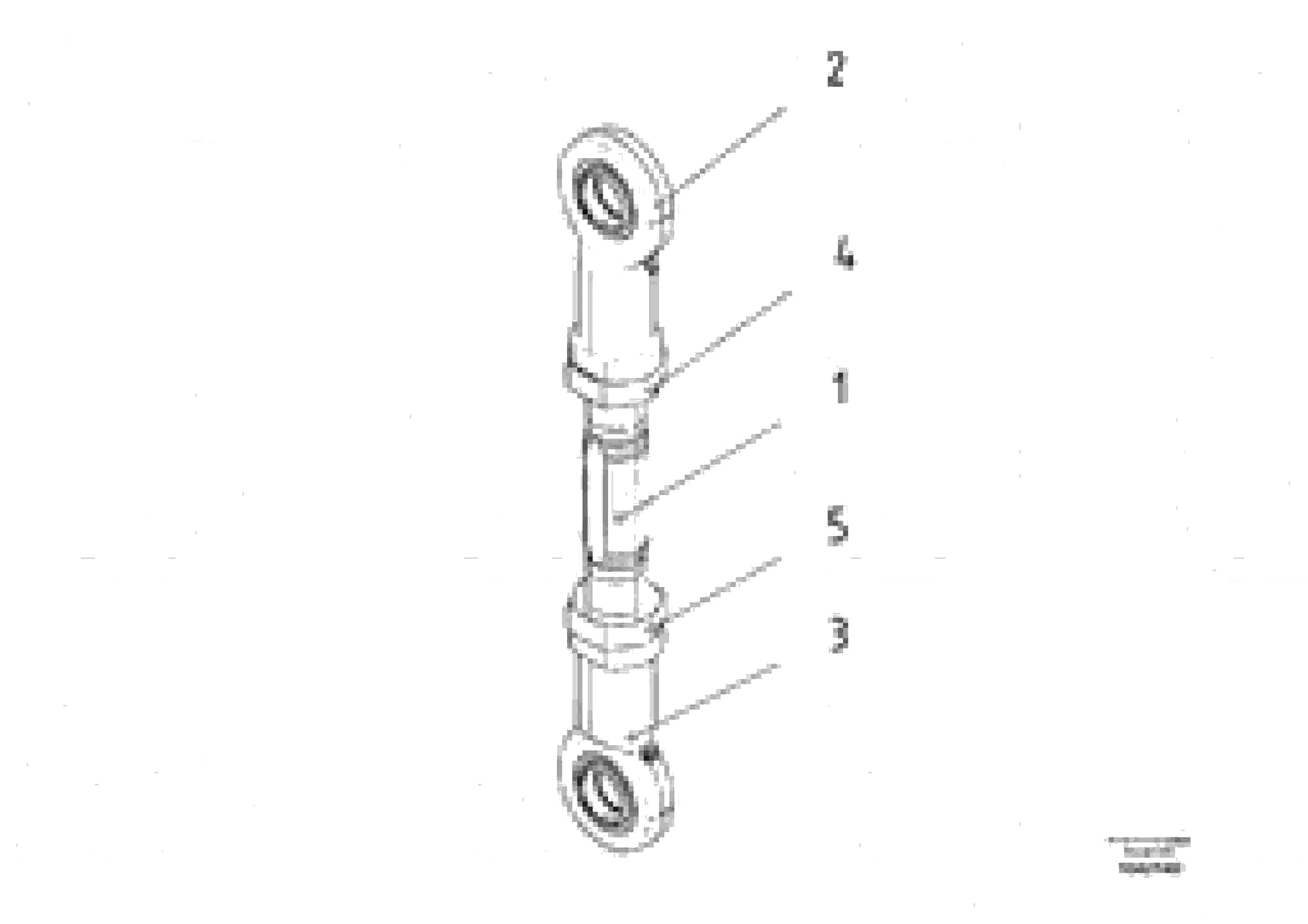 Схема запчастей Volvo ABG3870 - 52038 Track Rod ABG3870 S/N 20538 -