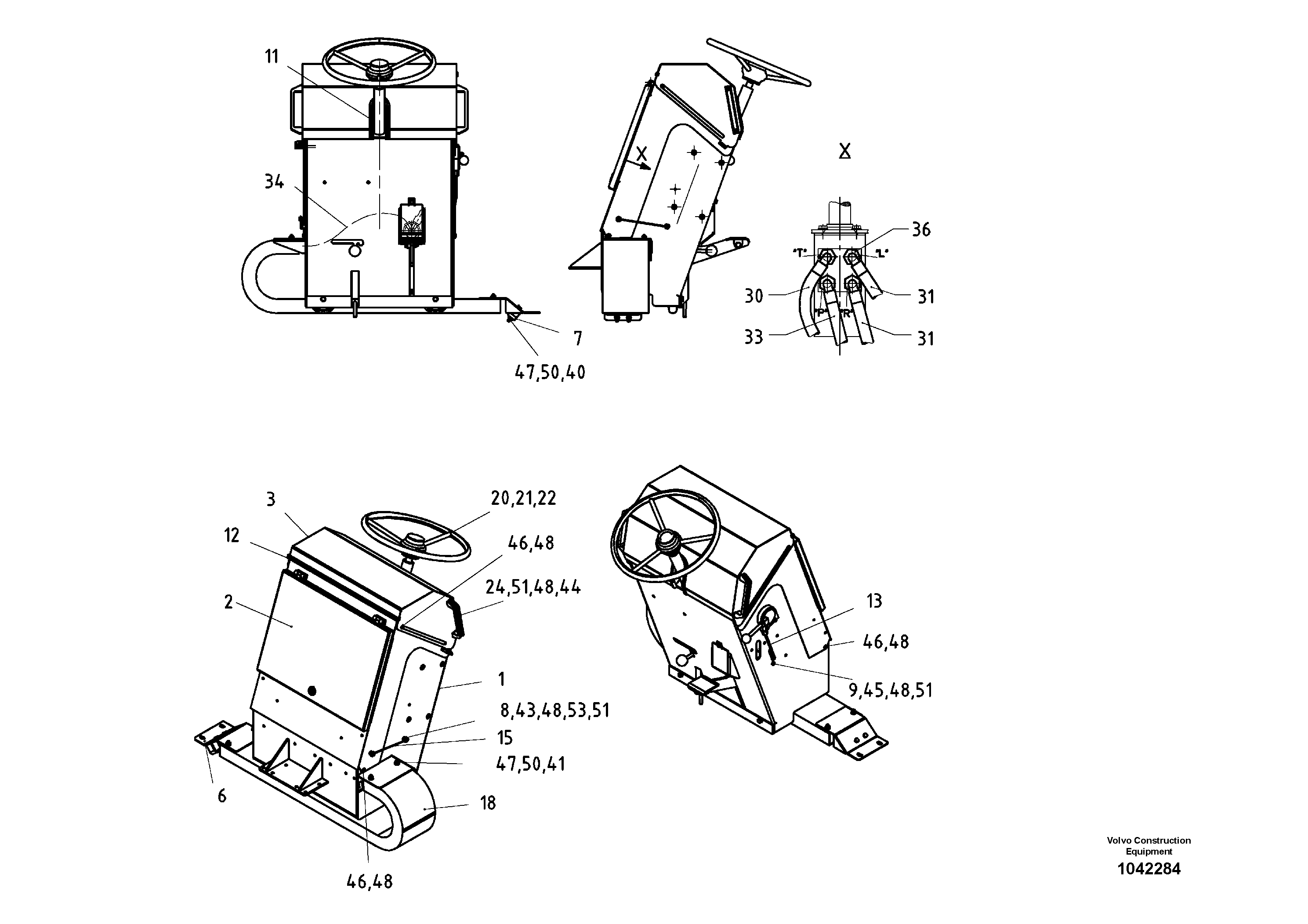 Схема запчастей Volvo ABG3870 - 63878 Control unit ABG3870 S/N 20538 -