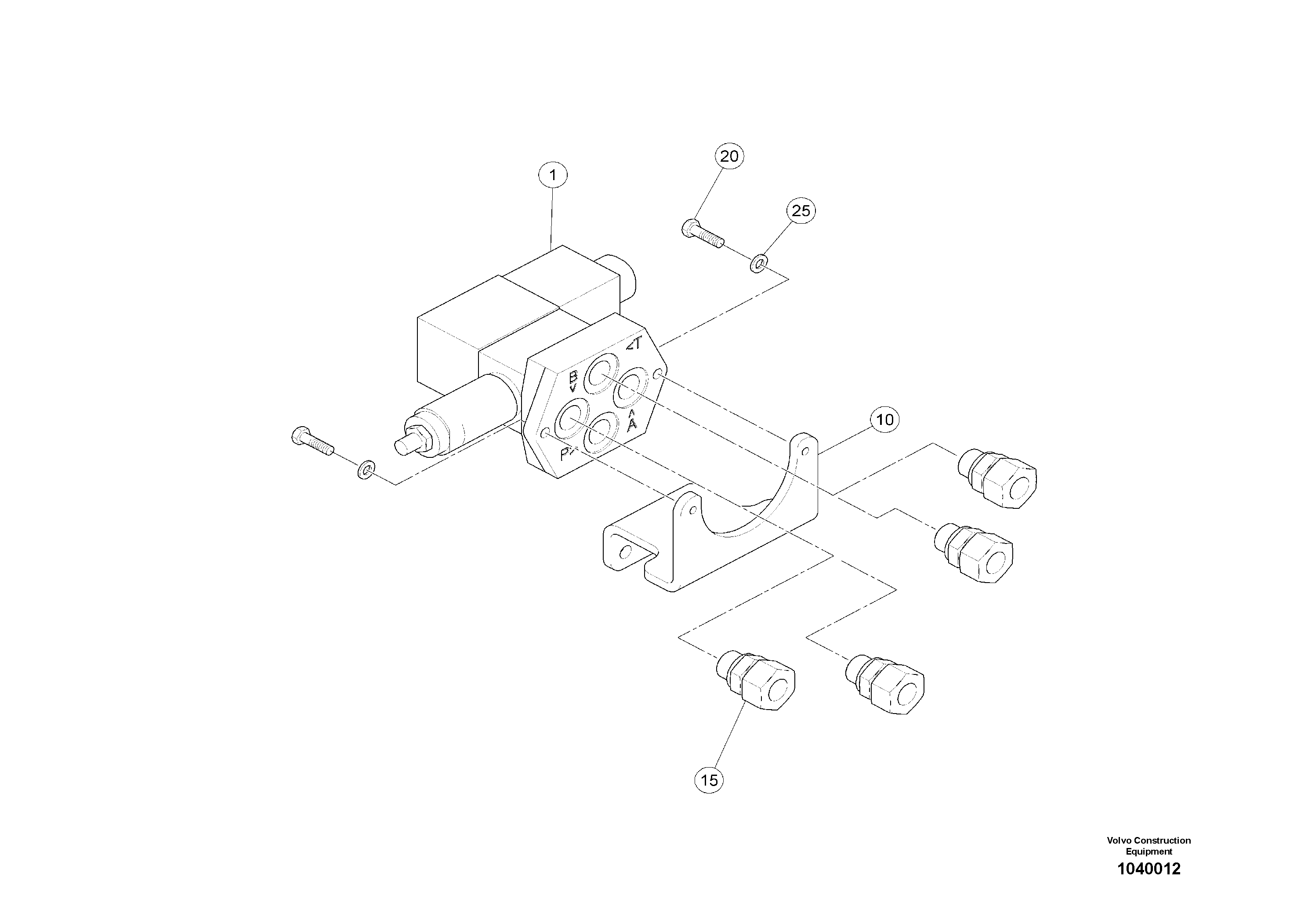 Схема запчастей Volvo ABG5770 - 99089 Pre-assembling block ABG5770 S/N 20740 -