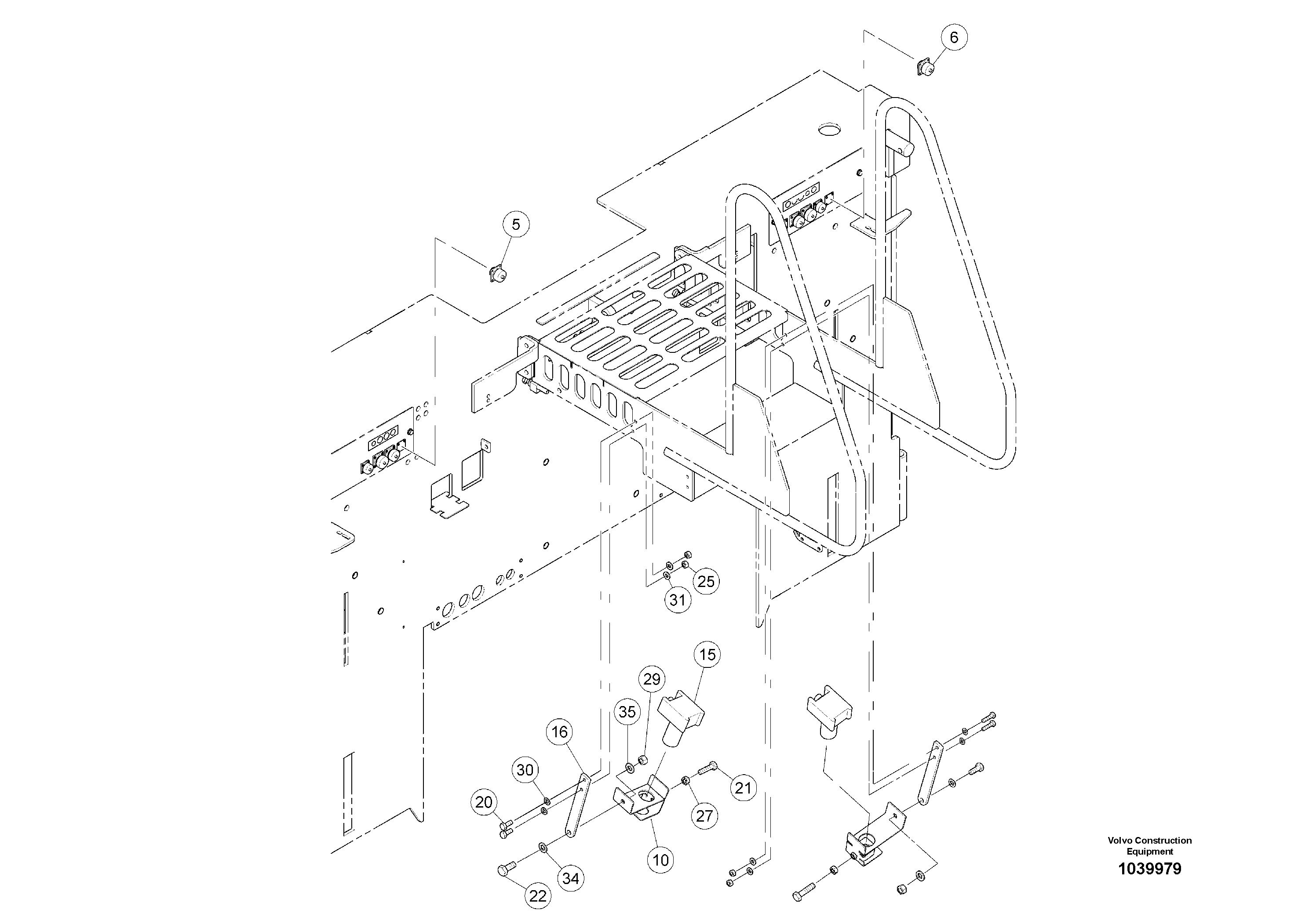 Схема запчастей Volvo ABG5770 - 93645 Proportional control con ABG5770 S/N 20740 -