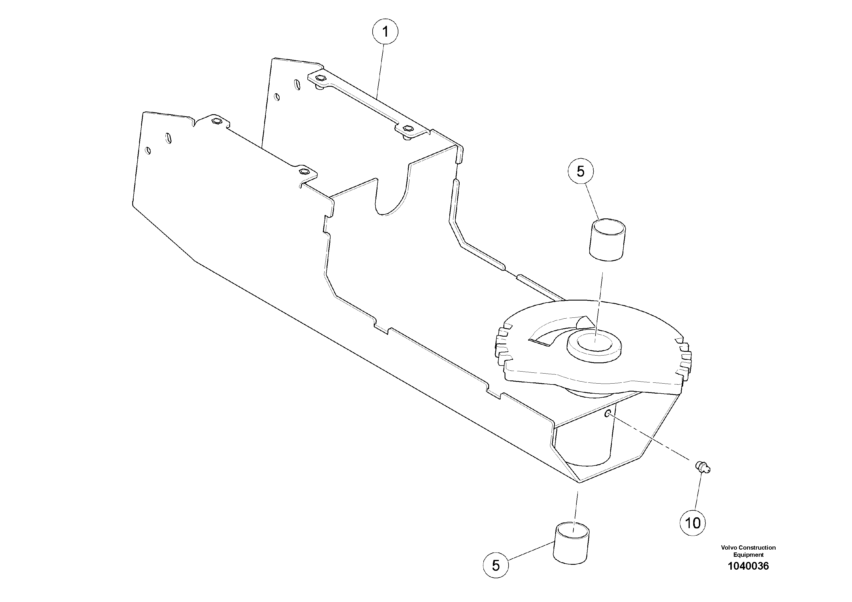 Схема запчастей Volvo ABG5770 - 93189 Steering link kit ABG5770 S/N 20740 -