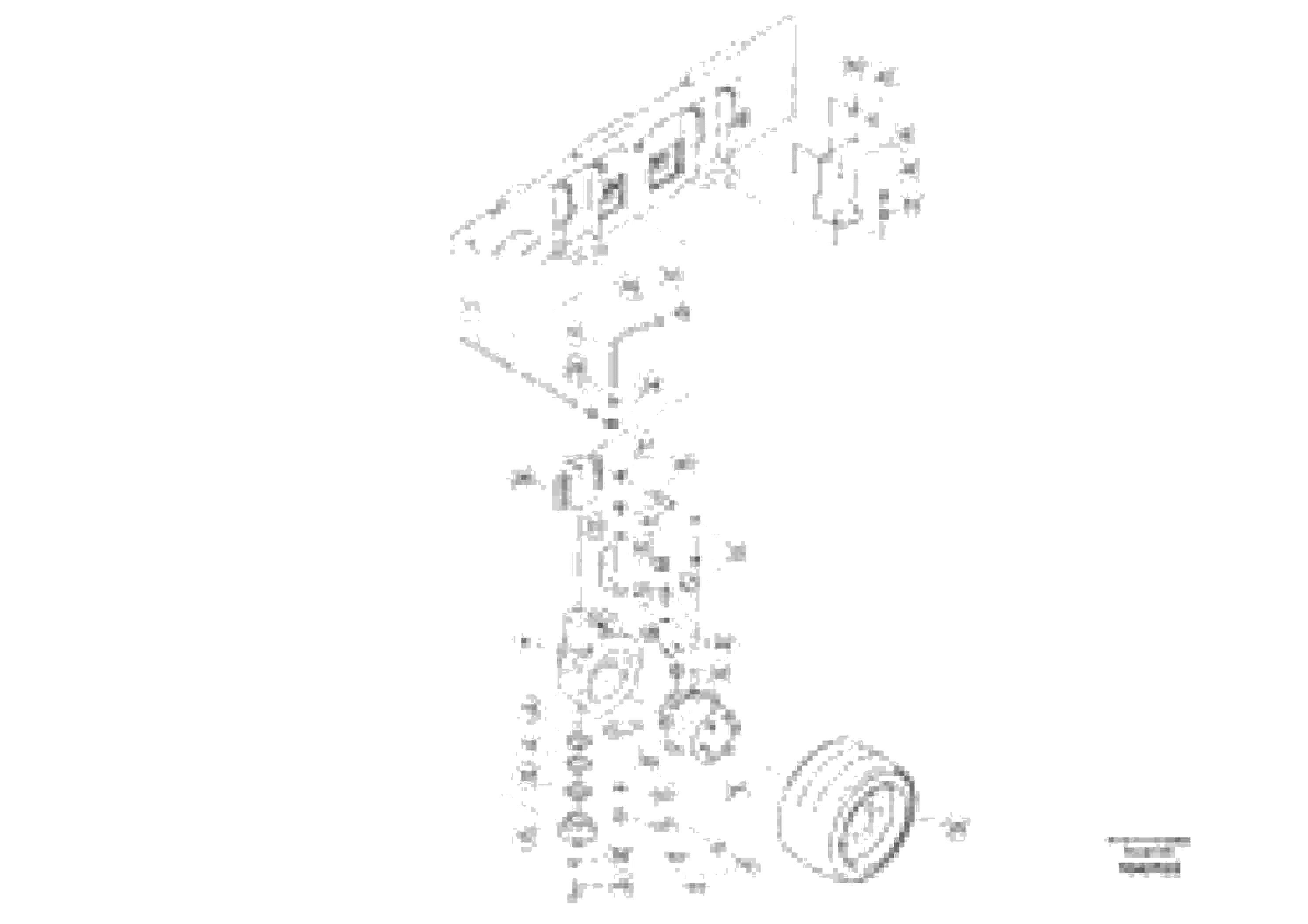 Схема запчастей Volvo ABG5770 - 98184 Front wheels with Drive ABG5770 S/N 20740 -