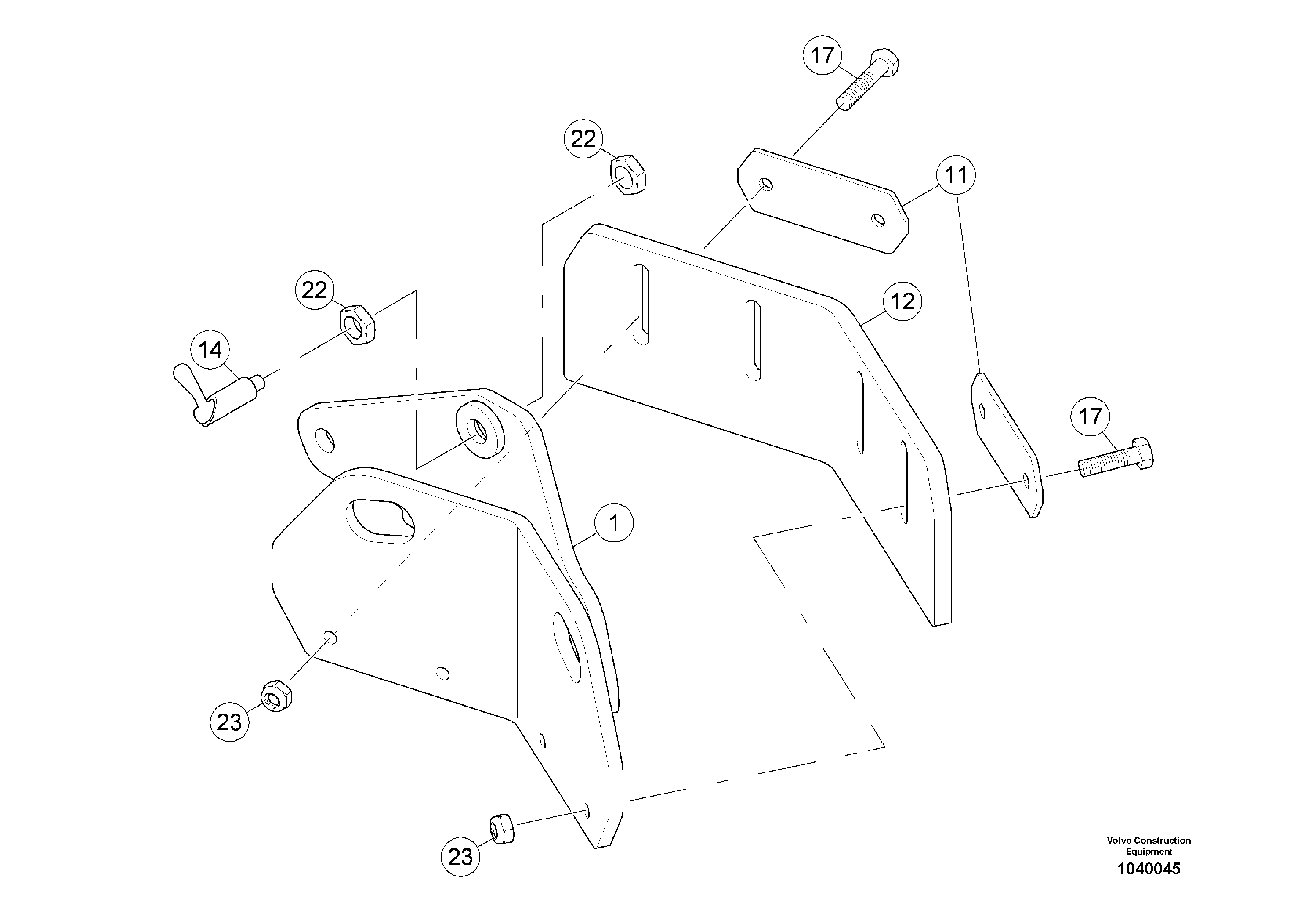 Схема запчастей Volvo ABG5770 - 93201 Scraper ABG5770 S/N 20740 -
