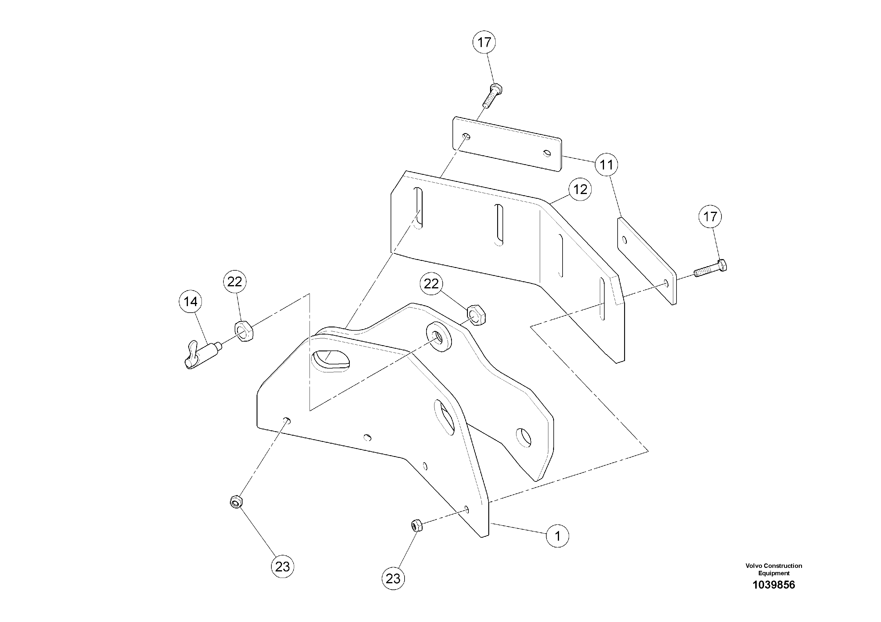 Схема запчастей Volvo ABG5770 - 94895 Scraper ABG5770 S/N 20740 -